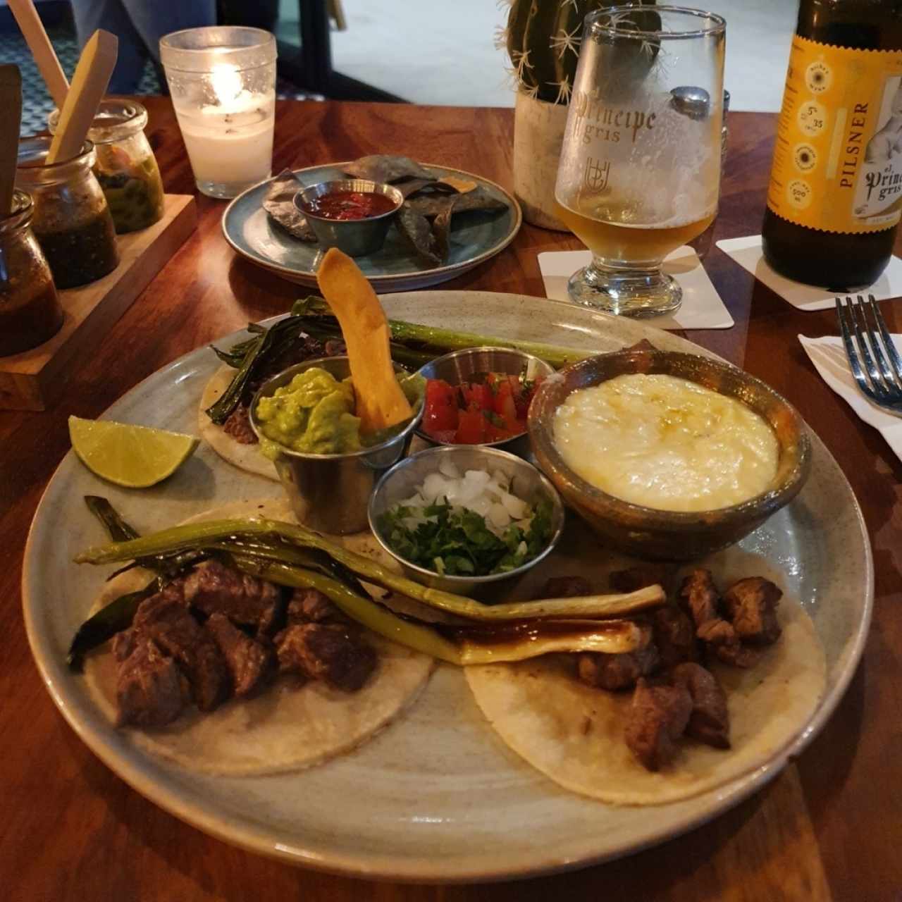 tacos de limitó su especialidad. 