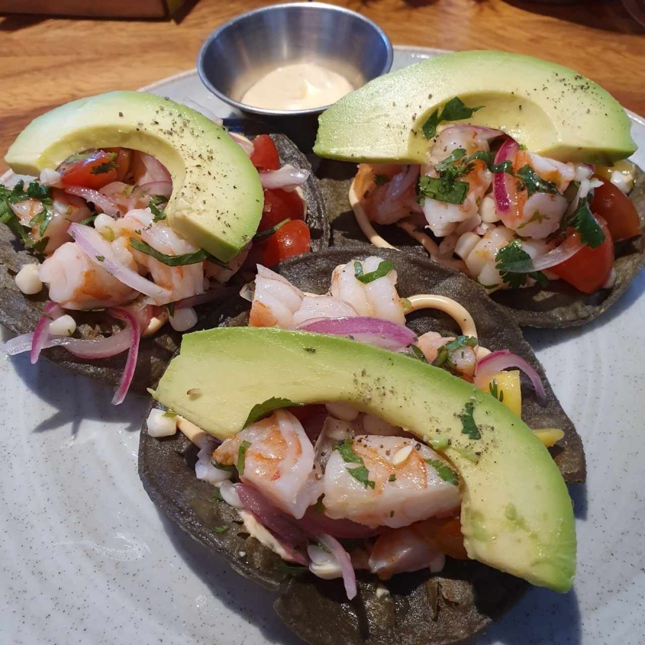 Tostadas de Camarón 
