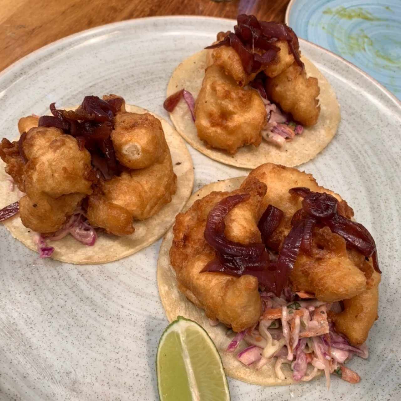 Tacococo con camaron