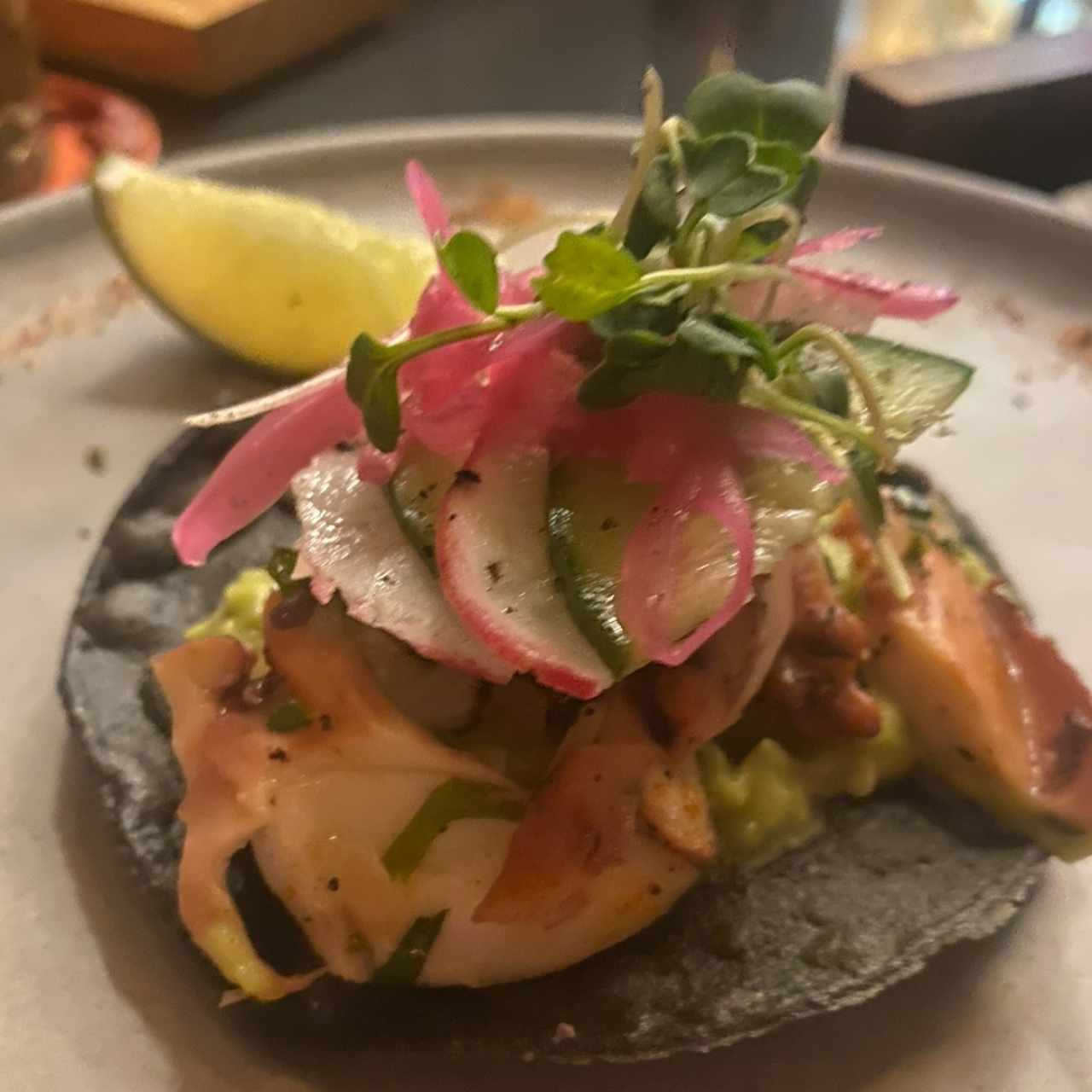 Tostada de pulpo