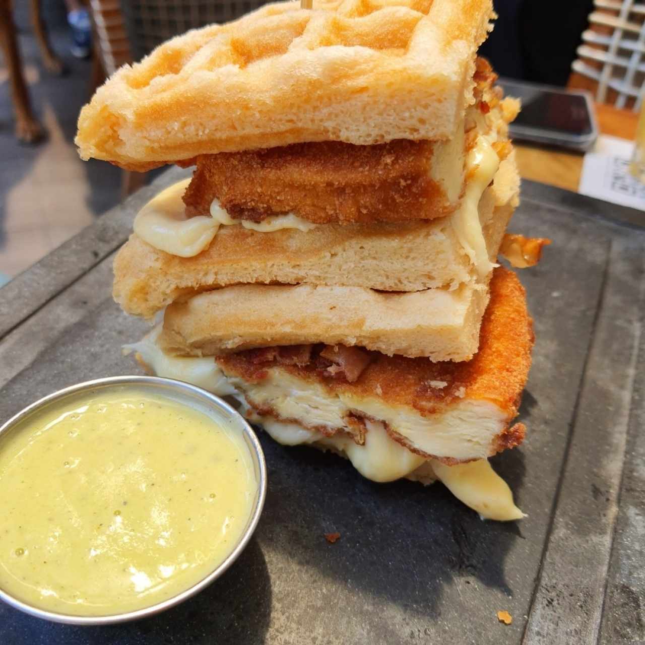 chicken and waffle