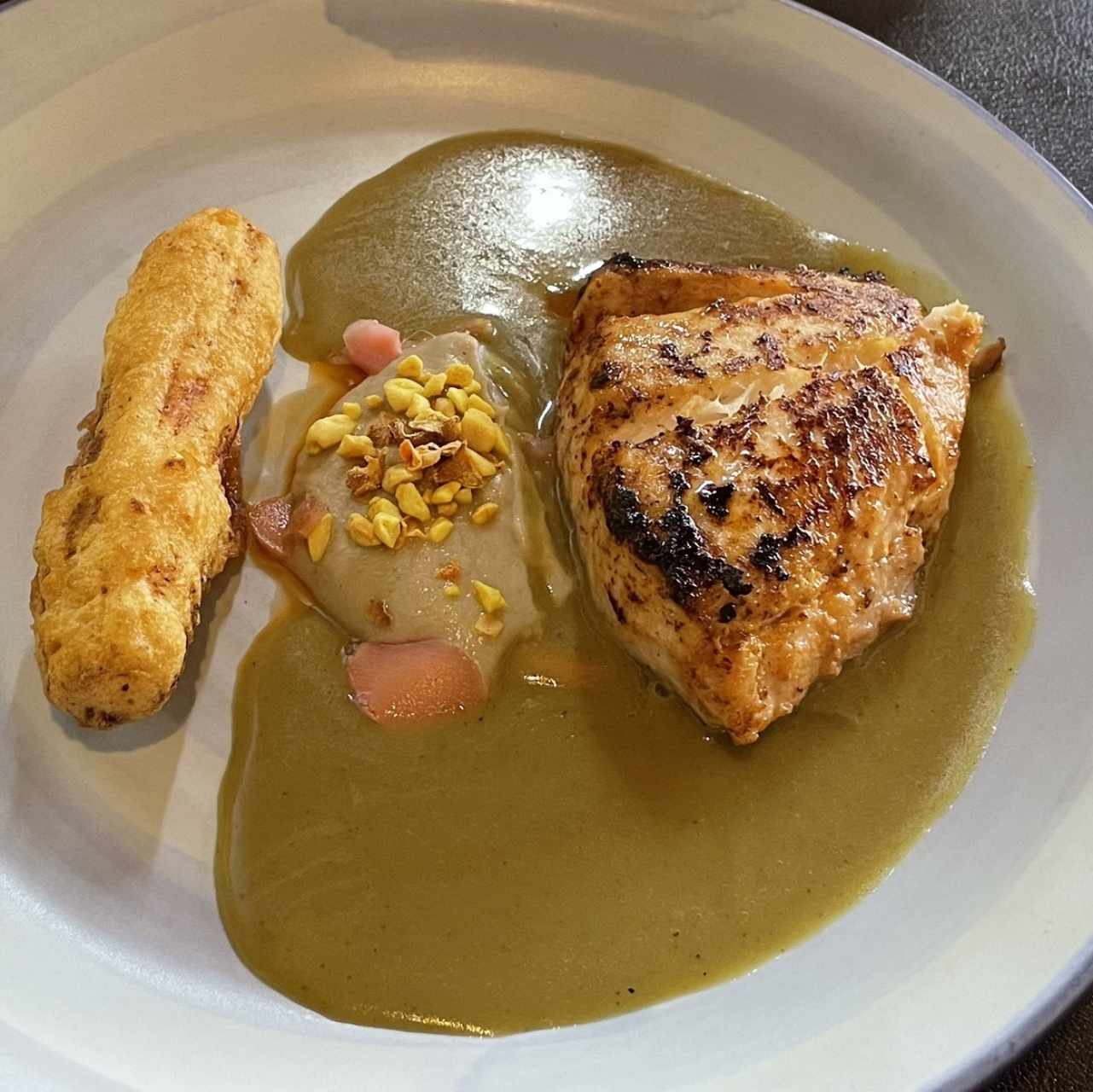 Pesca del dia con Curry Verde