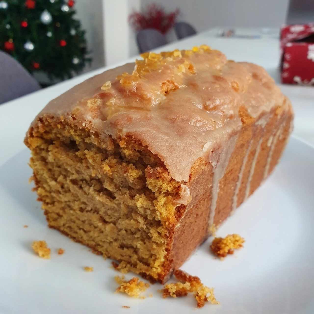 Pumpkin maple pound cake
