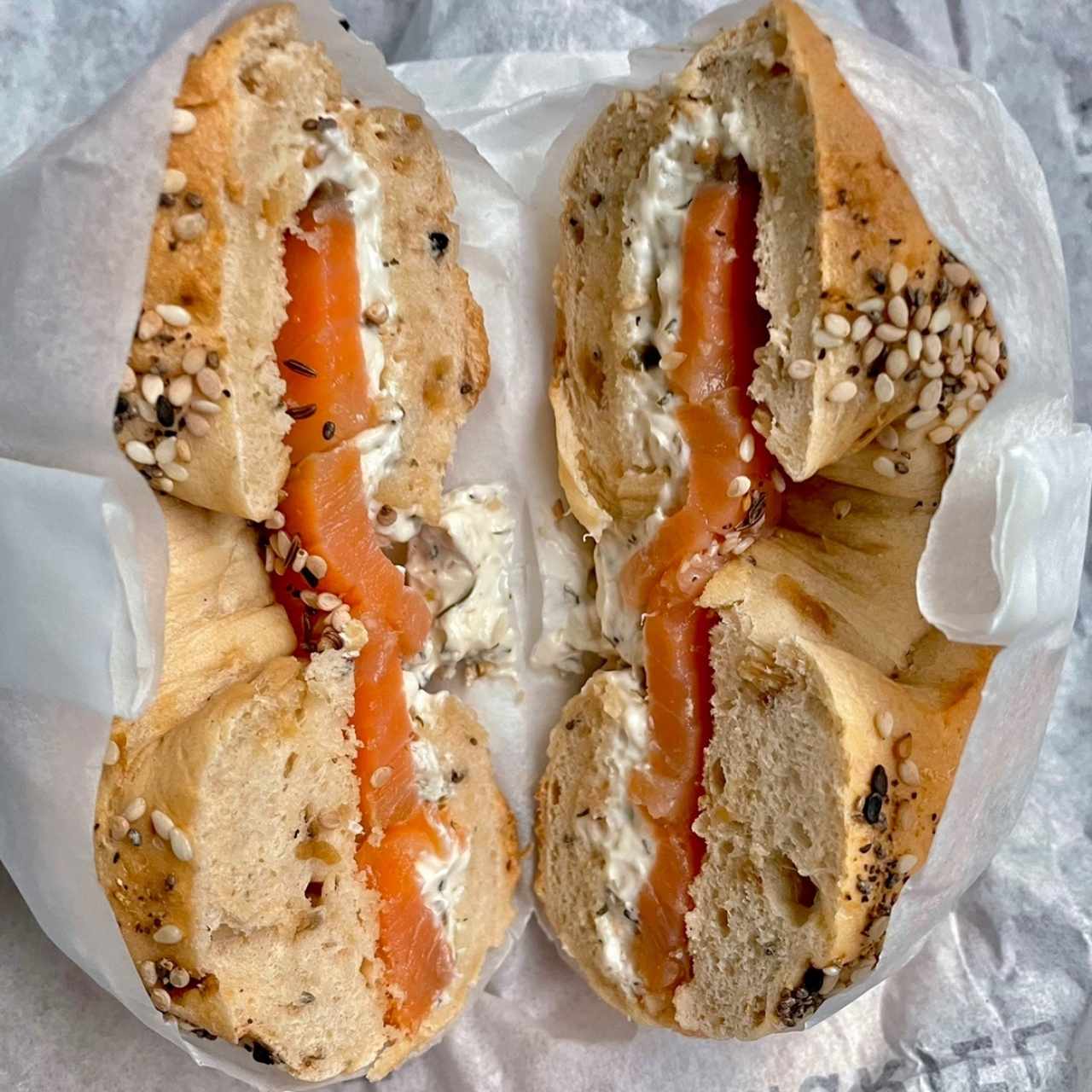 Gravlax Bagel