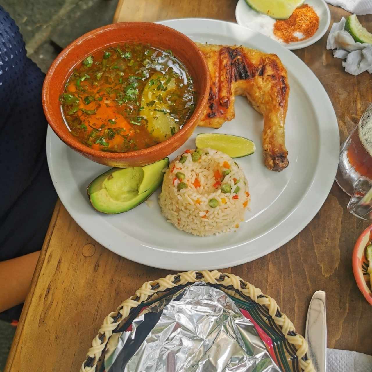 Caldo de pollo 