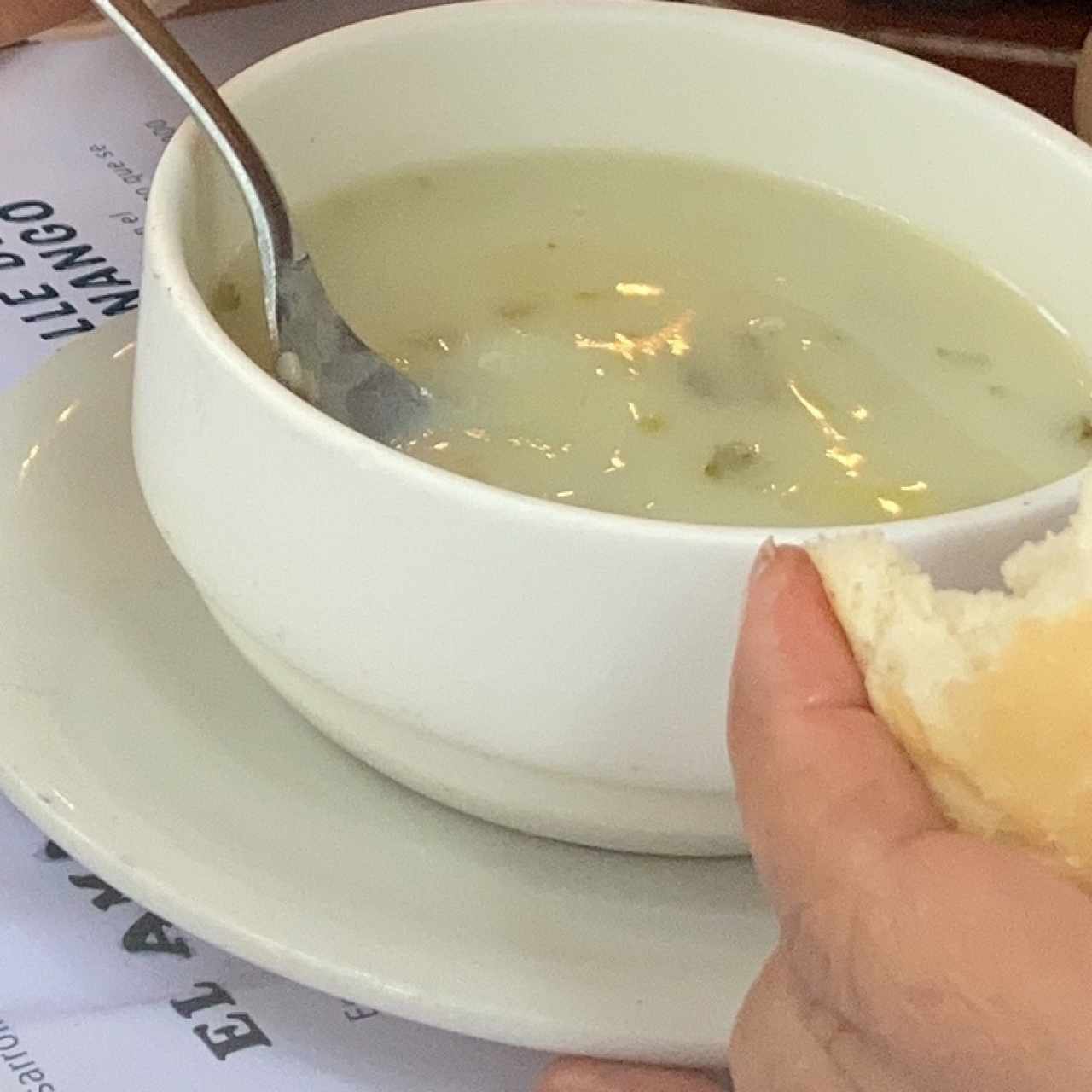 Sopa de puerro