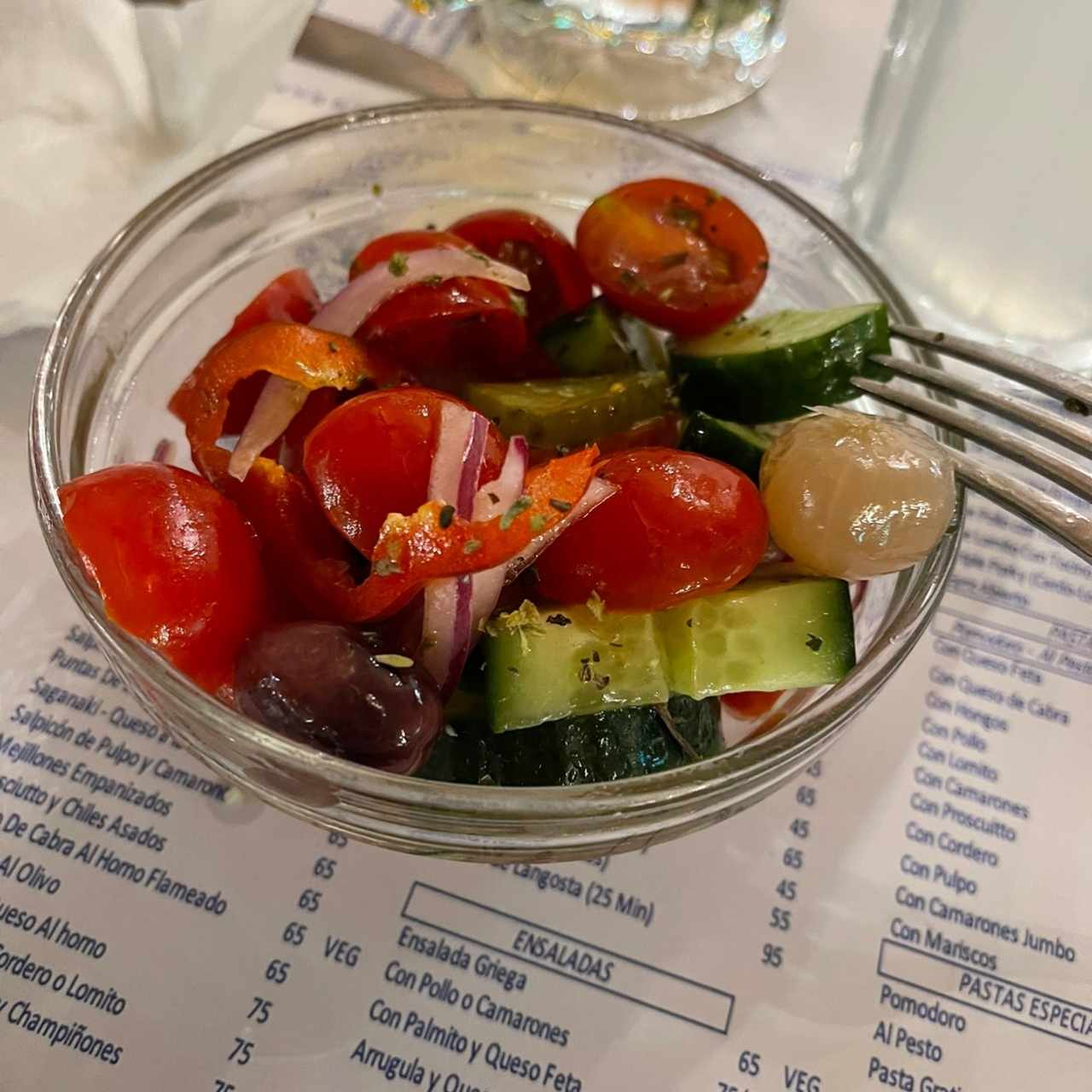 Ensalada Griega. 