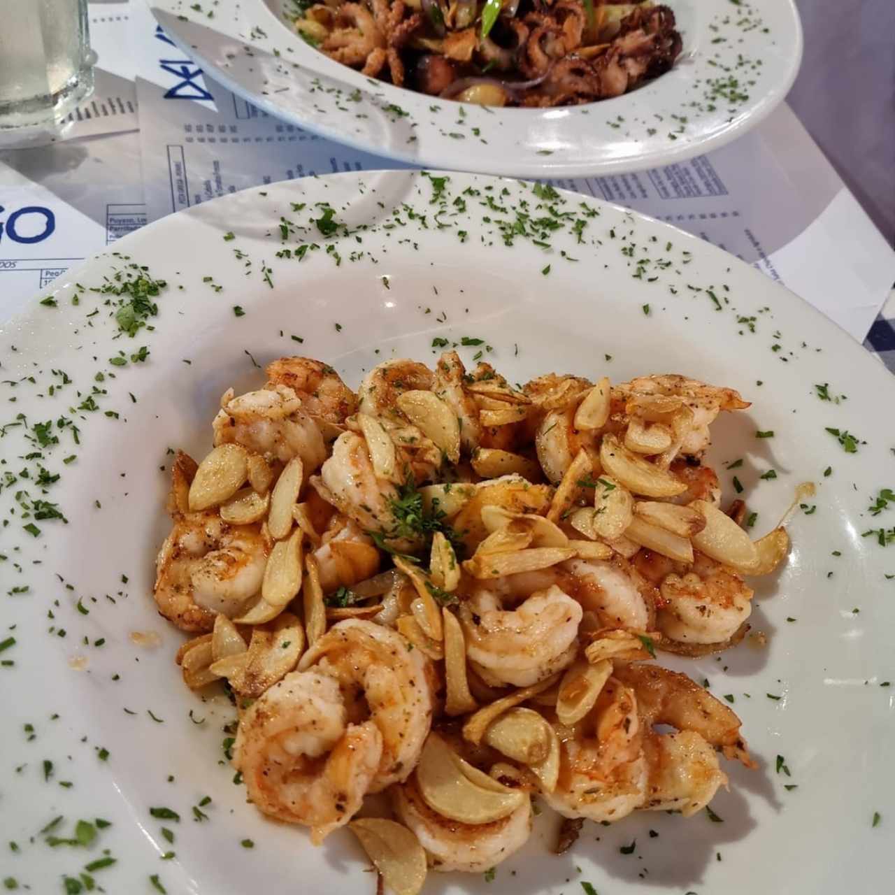 camarones al ajillo 