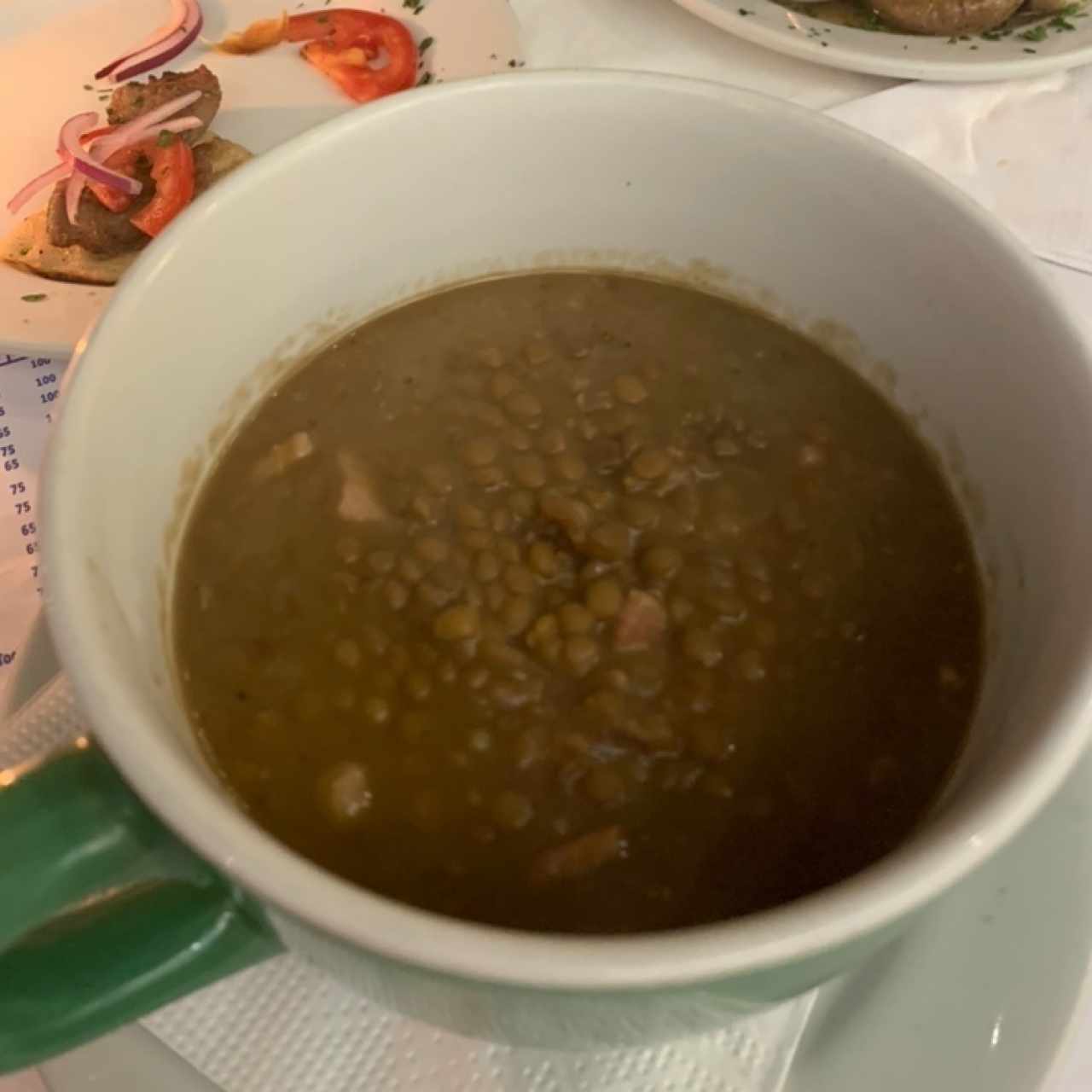 Sopa de lenteja