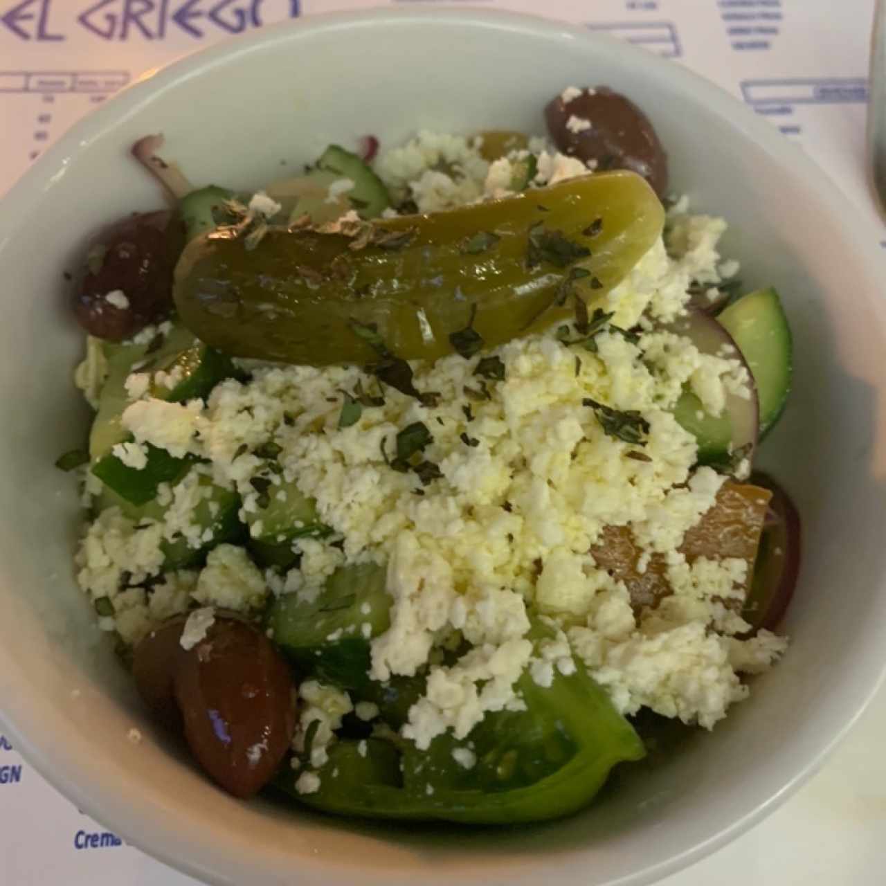 Ensalada griega