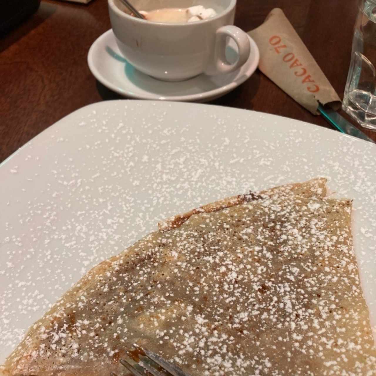 Crepa de dulce de leche
