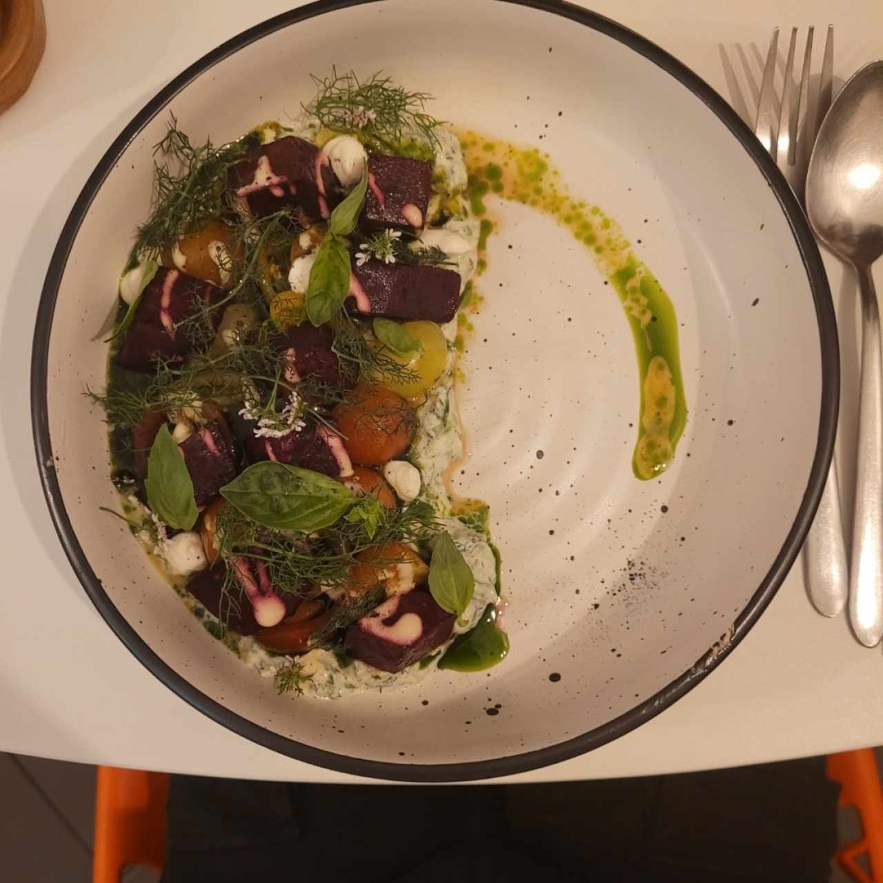 ensalada de remolacha y tomates