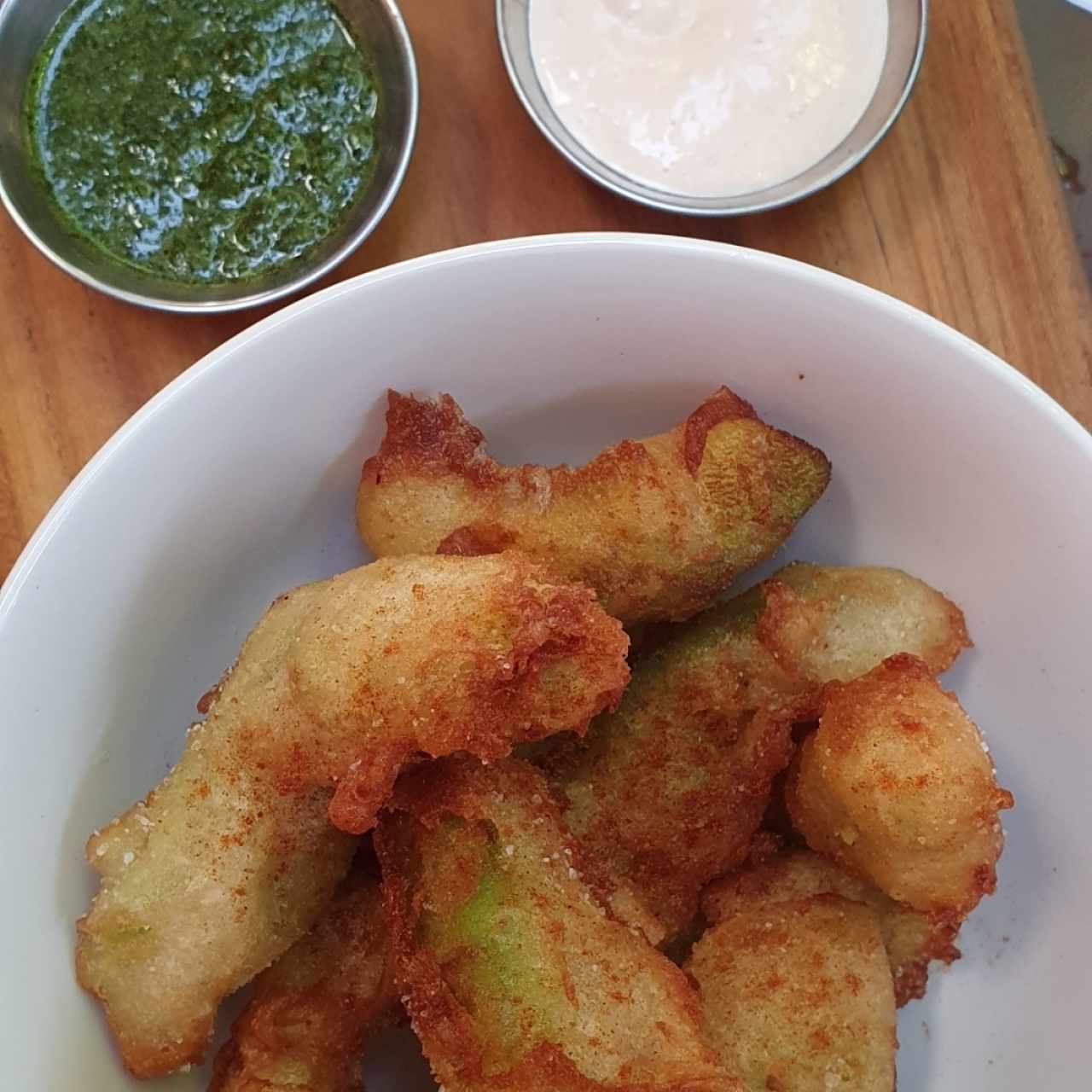 Tempura de aguacate 