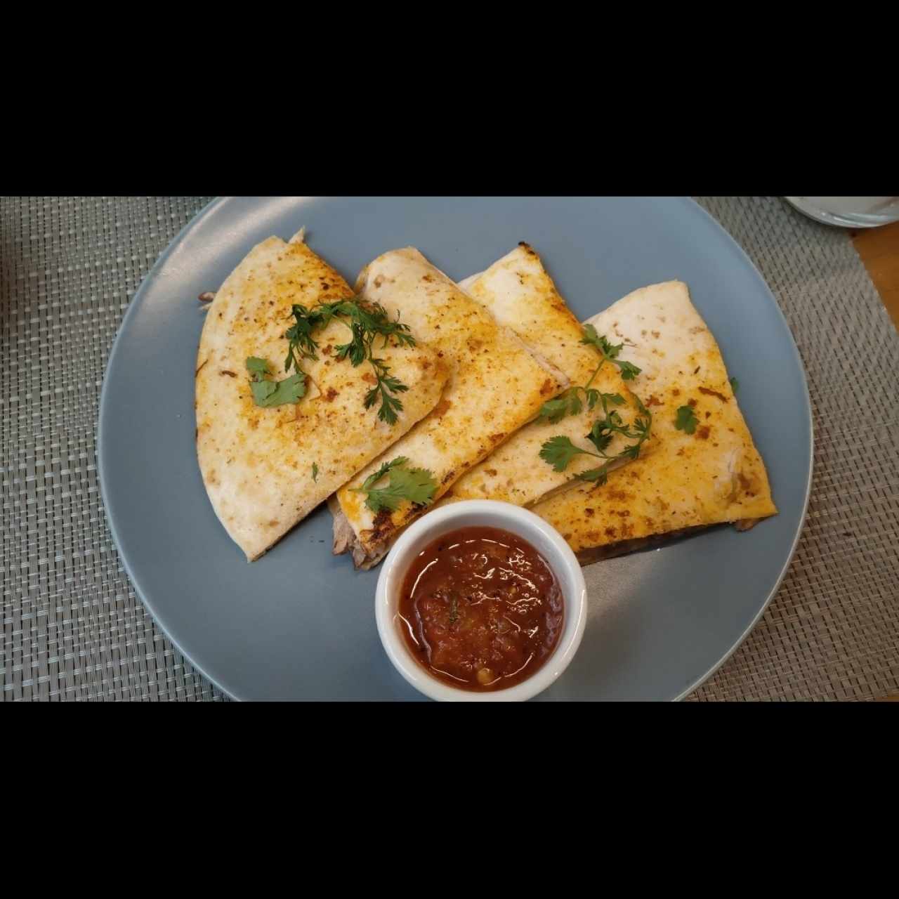 Quesadillas.