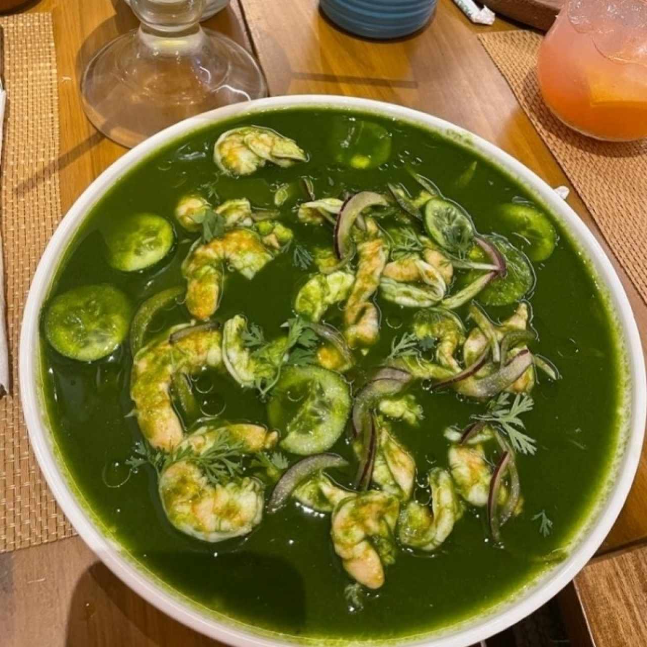Aguachile de camarón 