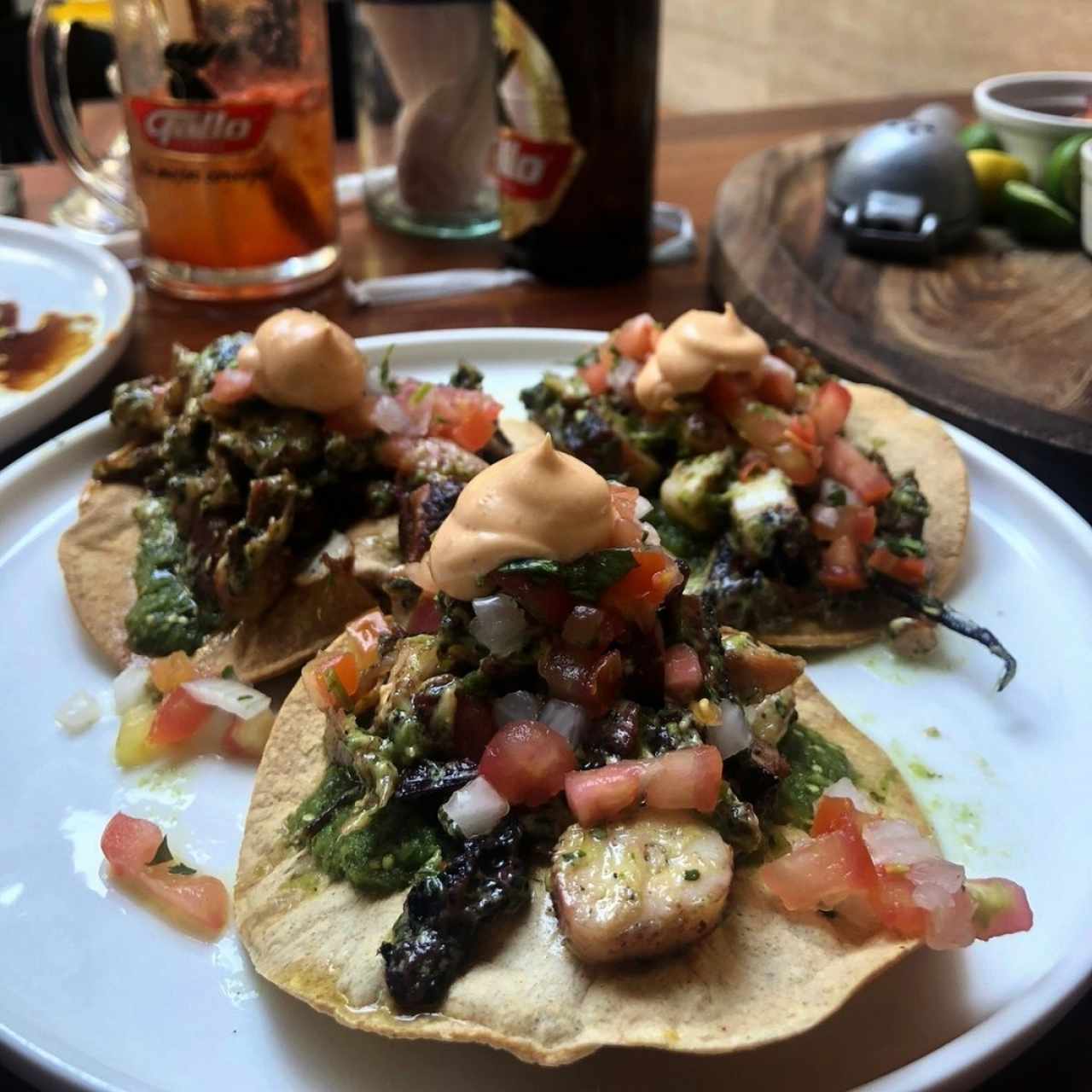 Tostadas de Pulpo