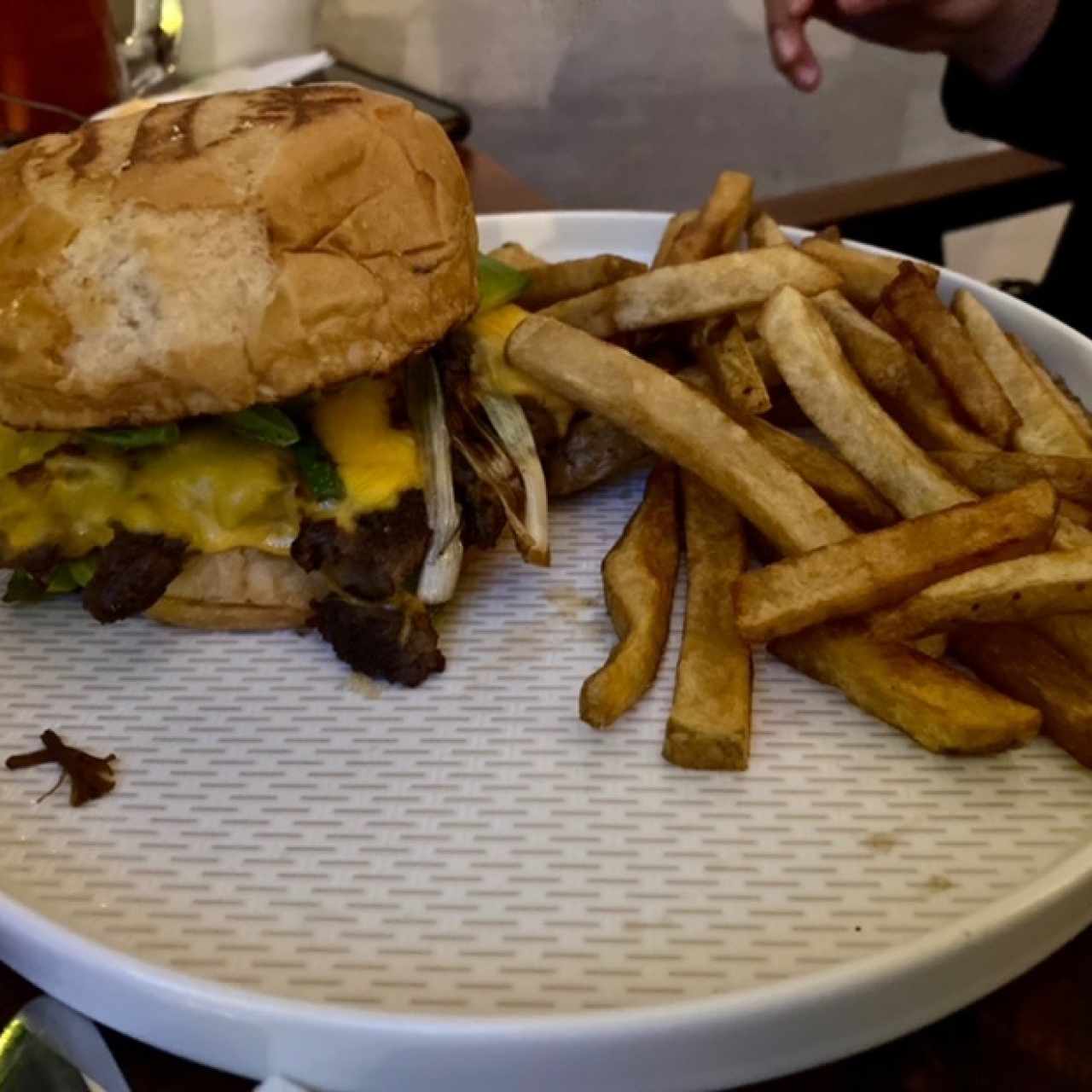 la hamburguesa