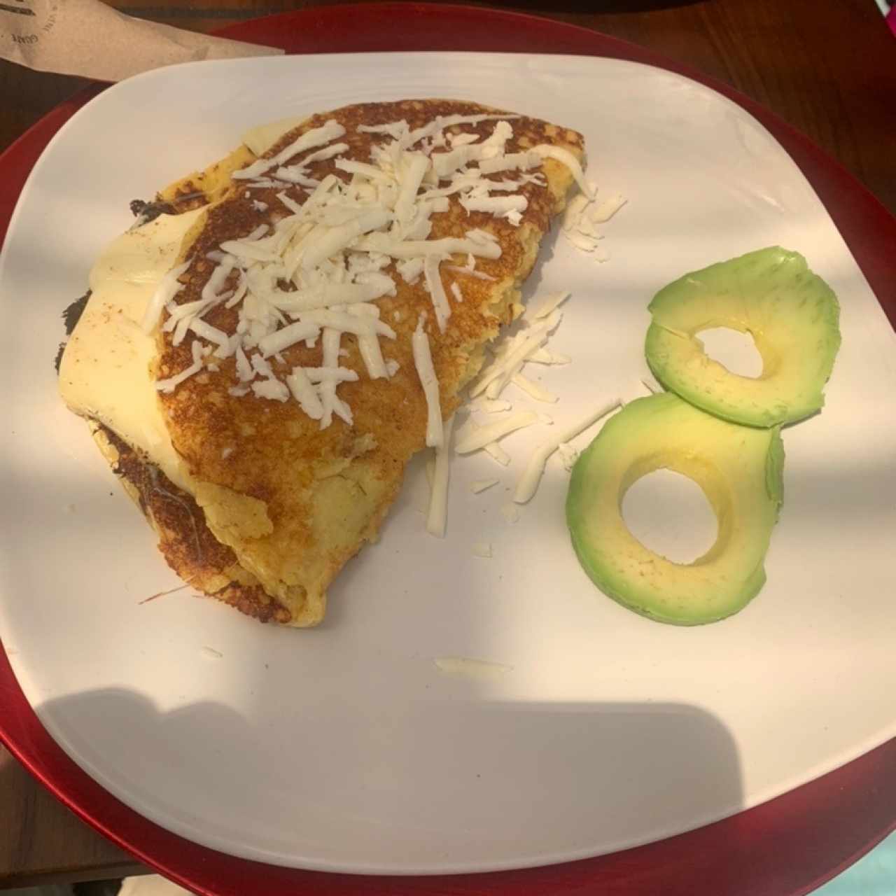 Cachapa con queso