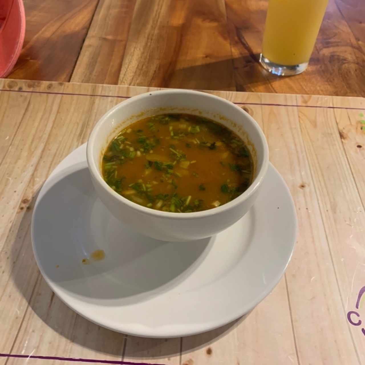 Caldo de acompañamiento