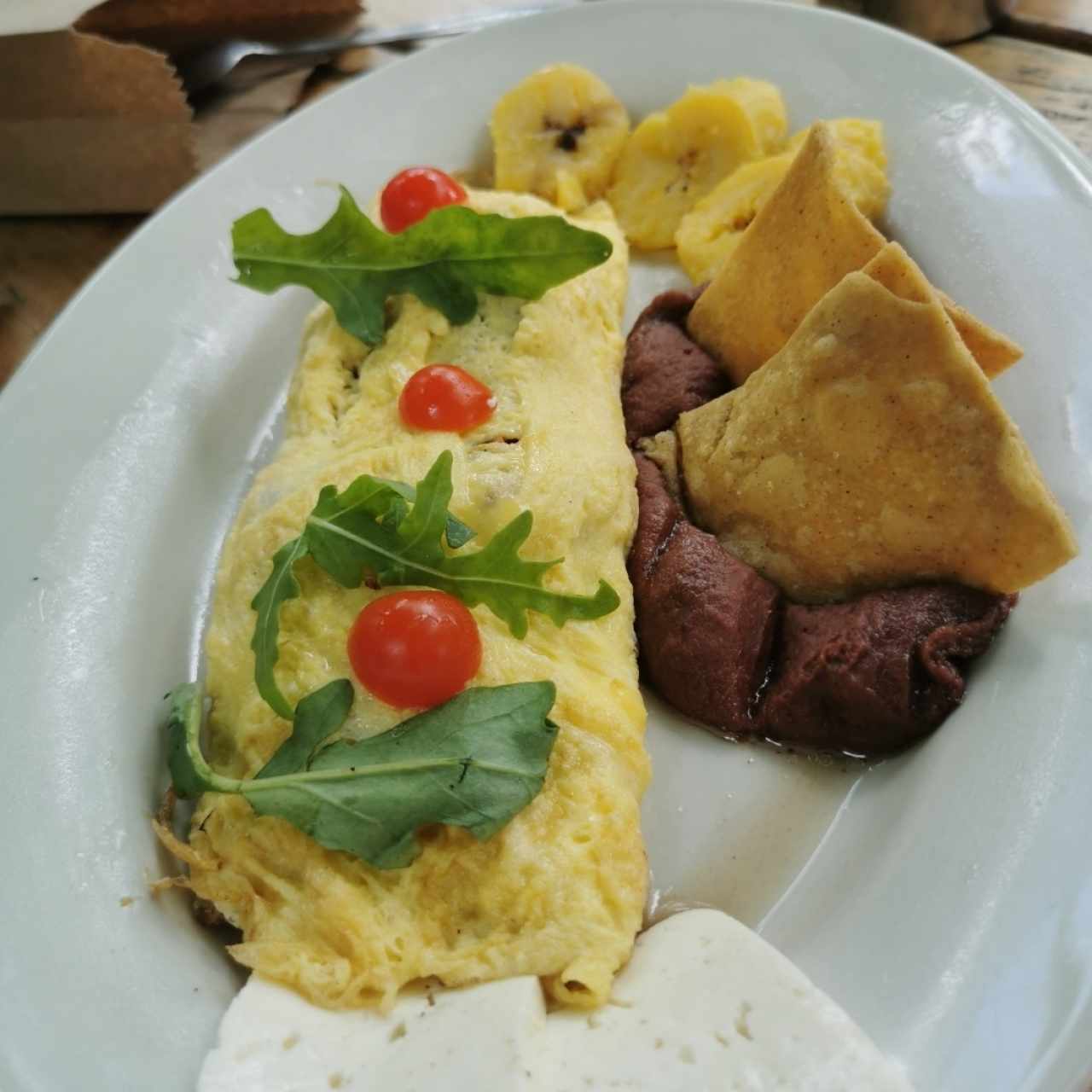 Omelette vegetariano