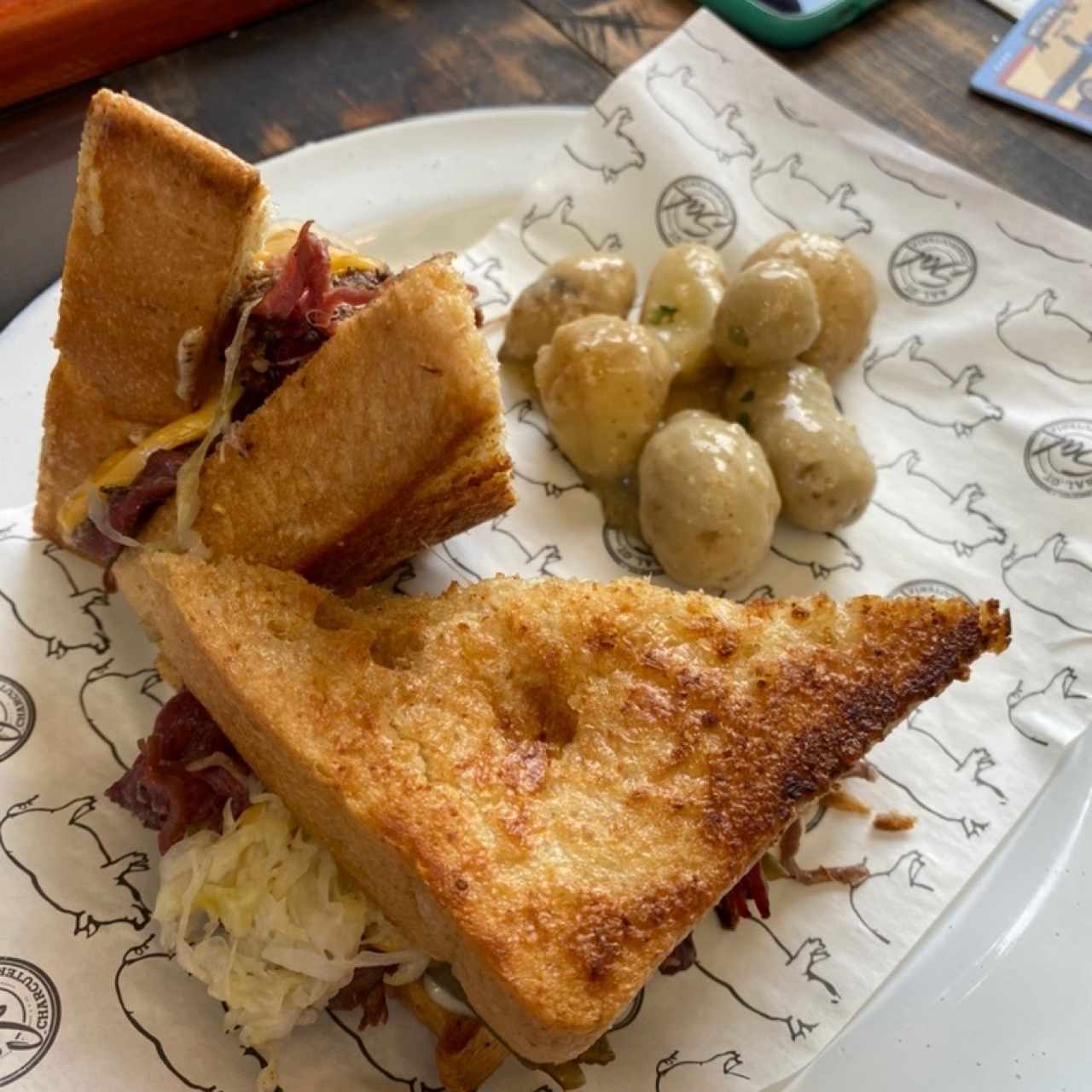 Pulled Pastrami Sandwich