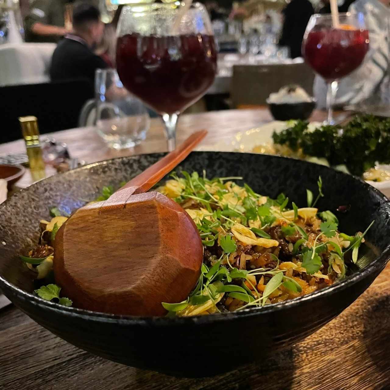 Arroz frito con pato