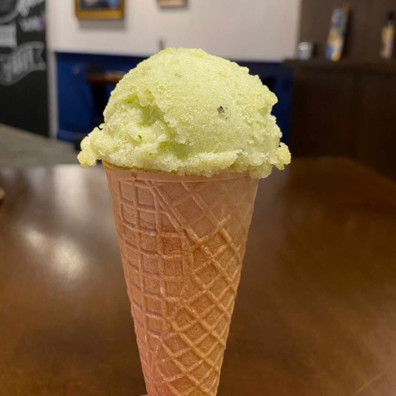Gelato en cono