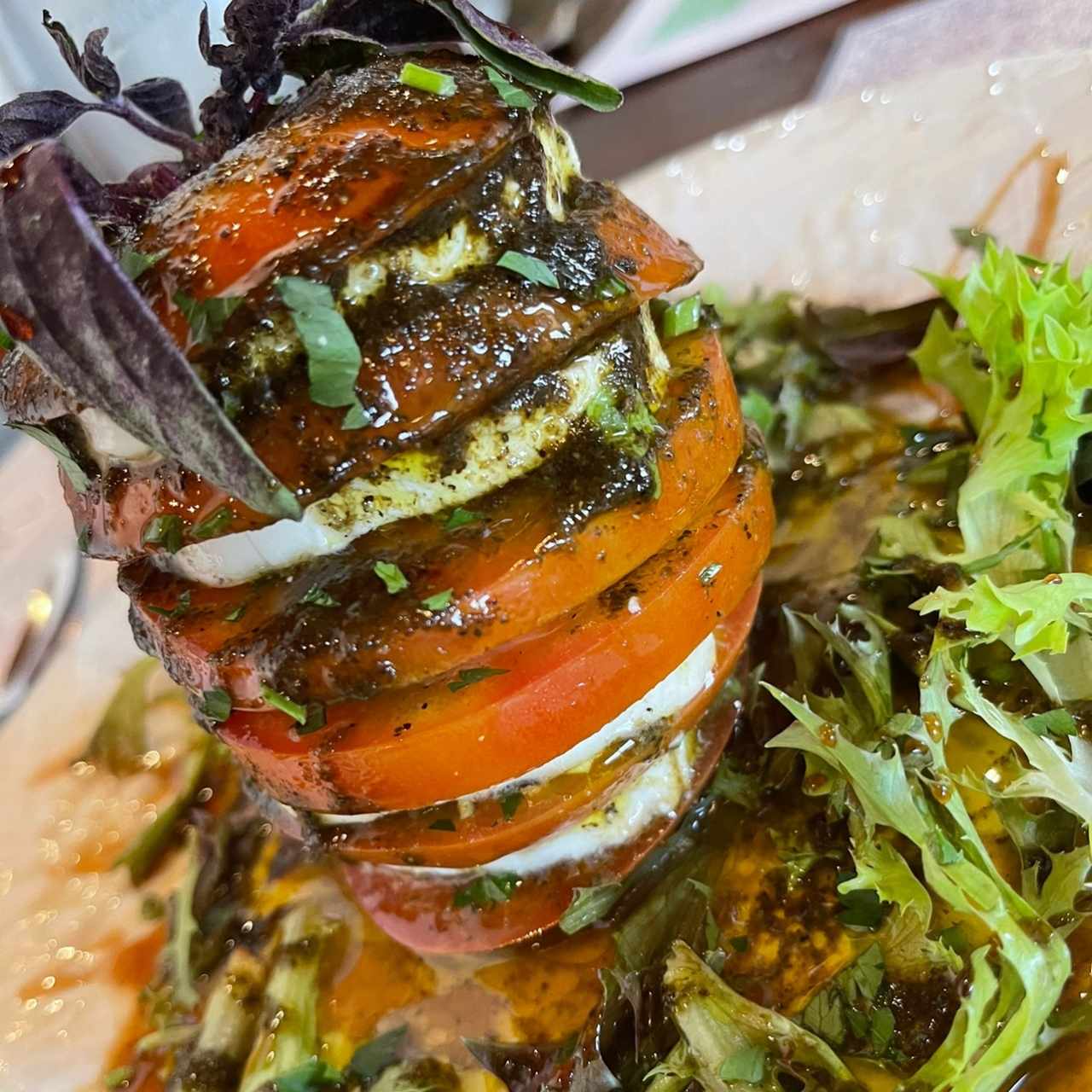 Ensalada caprese clasica