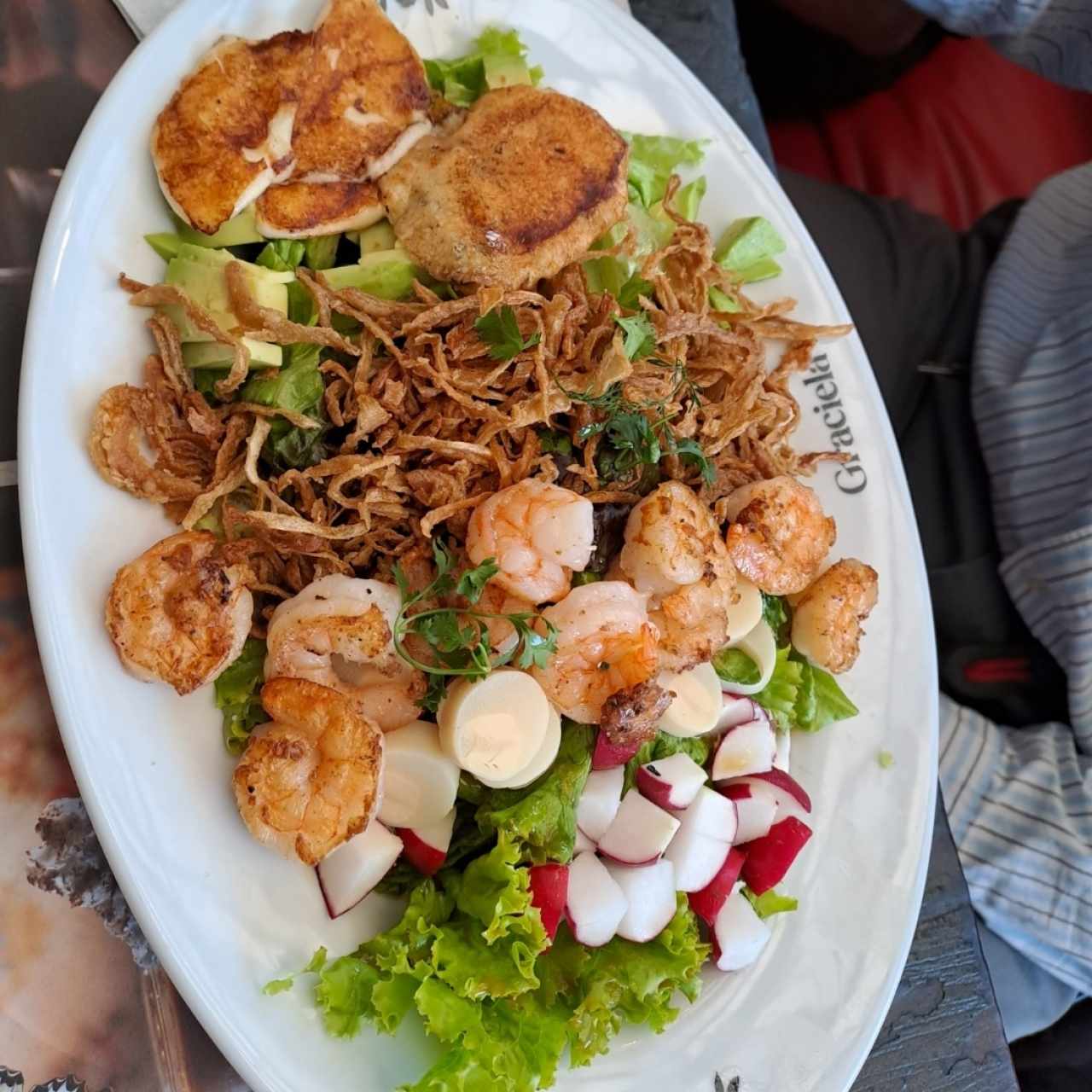 ensalada de camarón 