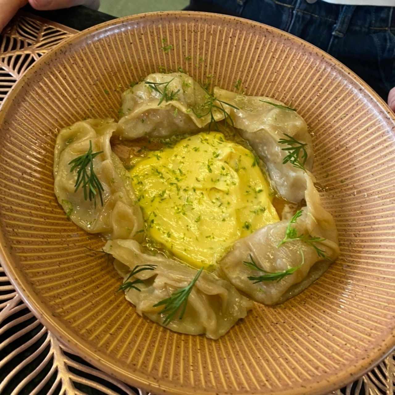 Gyosas de camarón