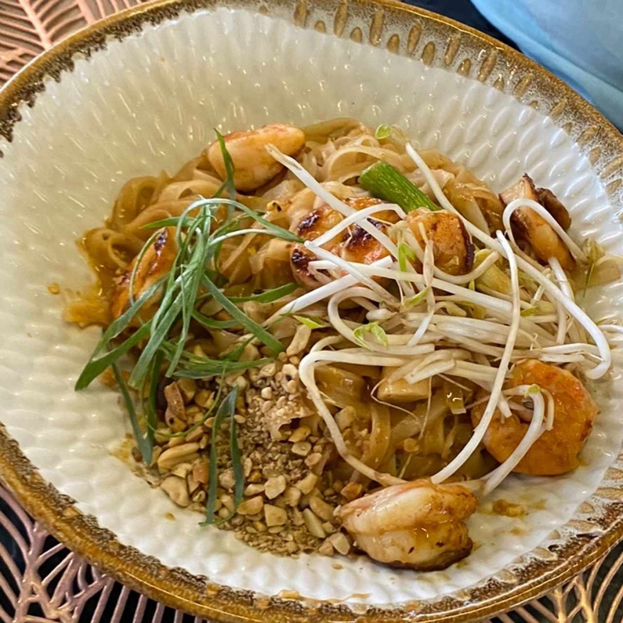 Pad thai de camarón