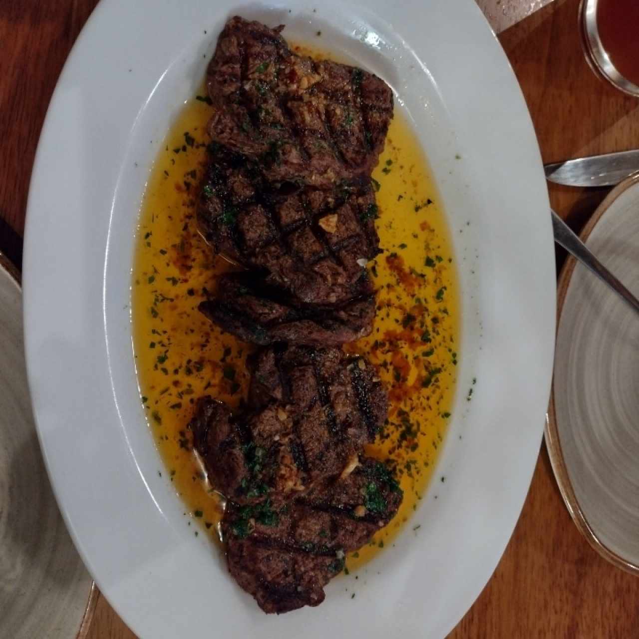 Lomito al ajillo 