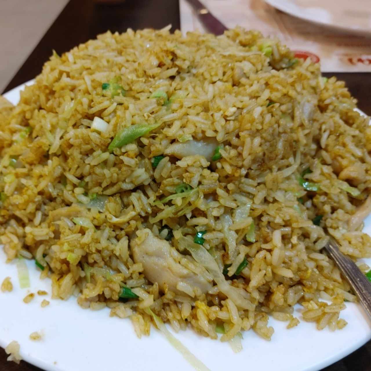 Arroz frito de pollo