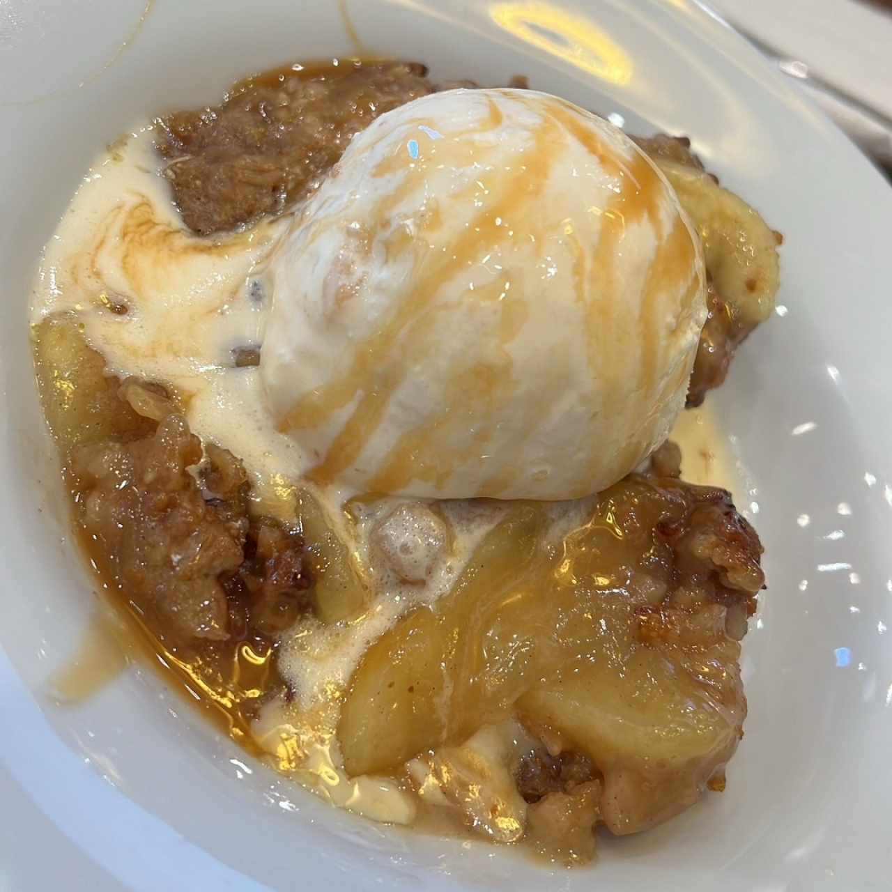 Crumble de manzana 