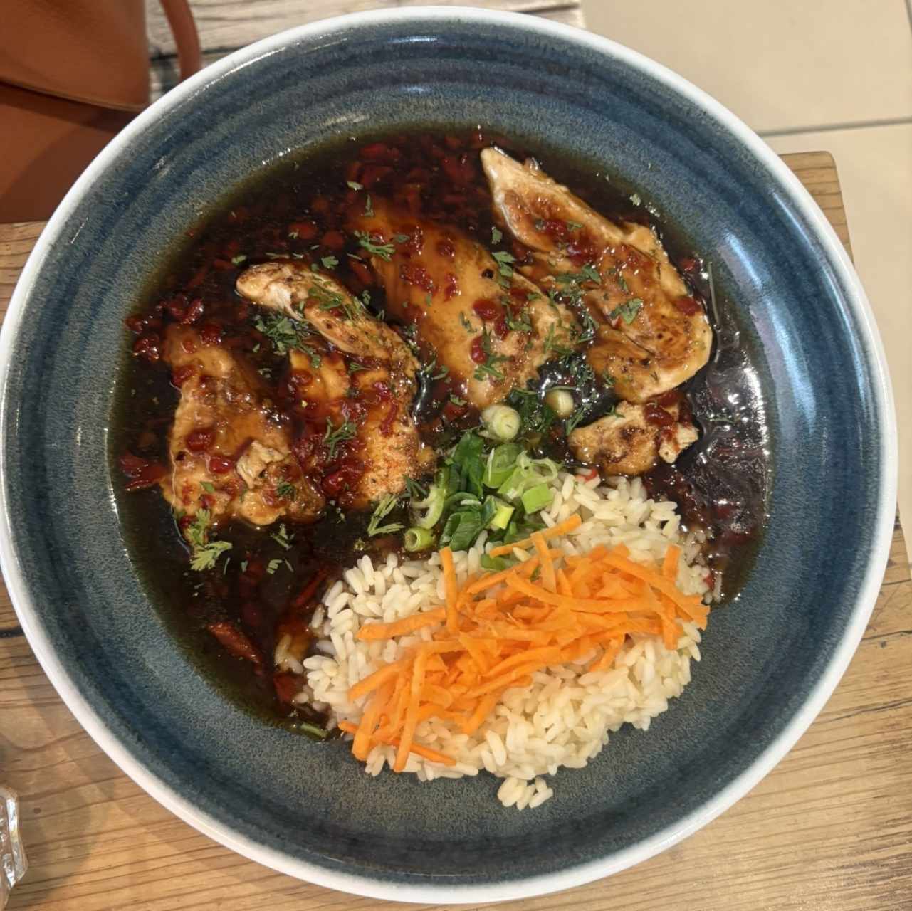 Arroz en soya 