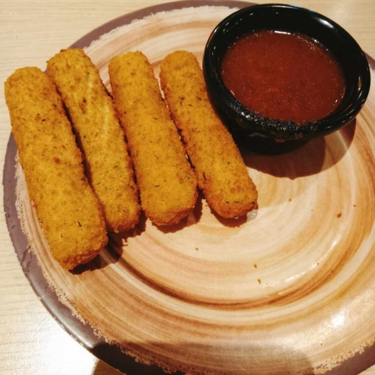 Dedos de mozarella