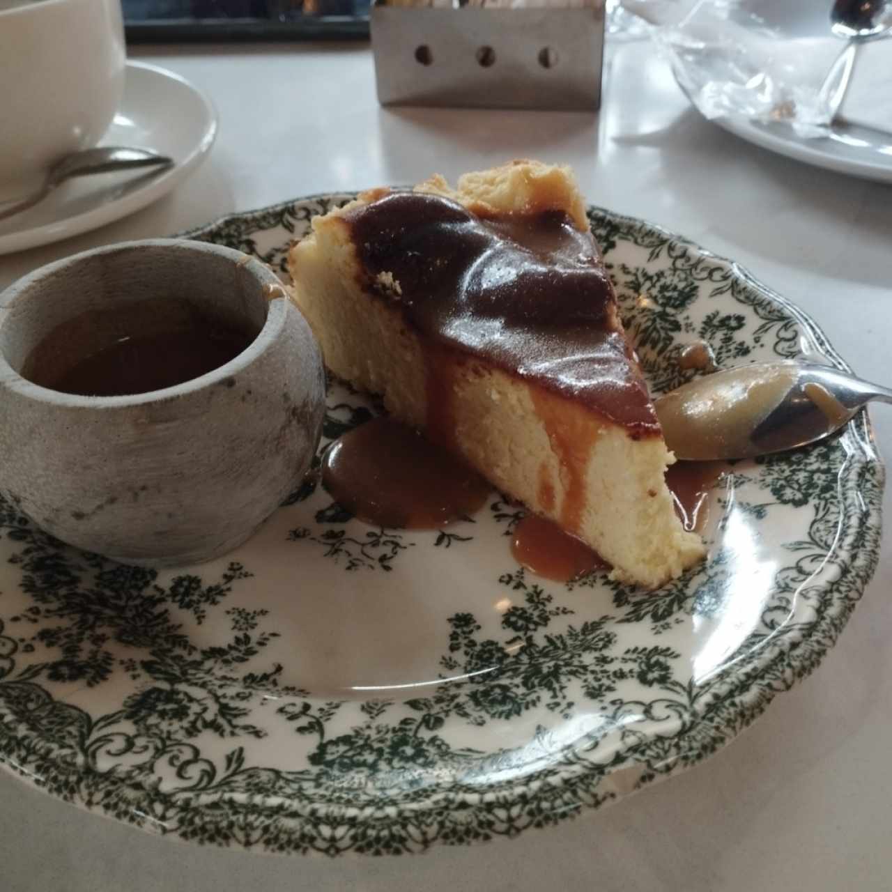 Pastel de queso con Dulce de leche