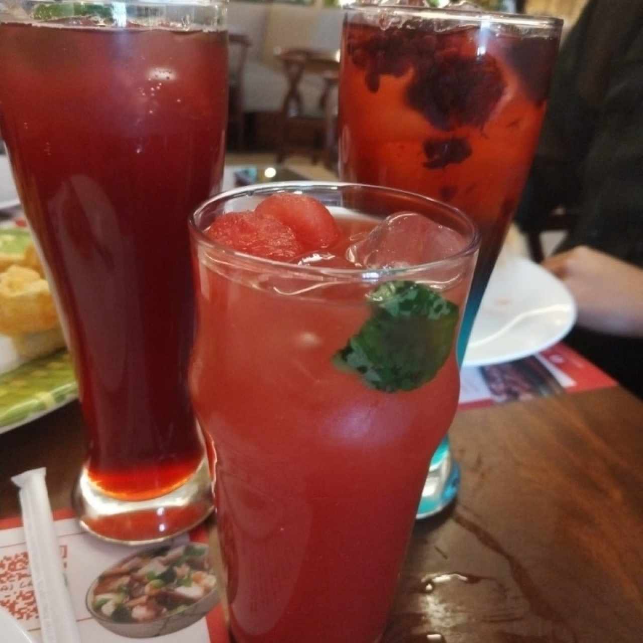 Bebidas de temporada una de ellas Cha