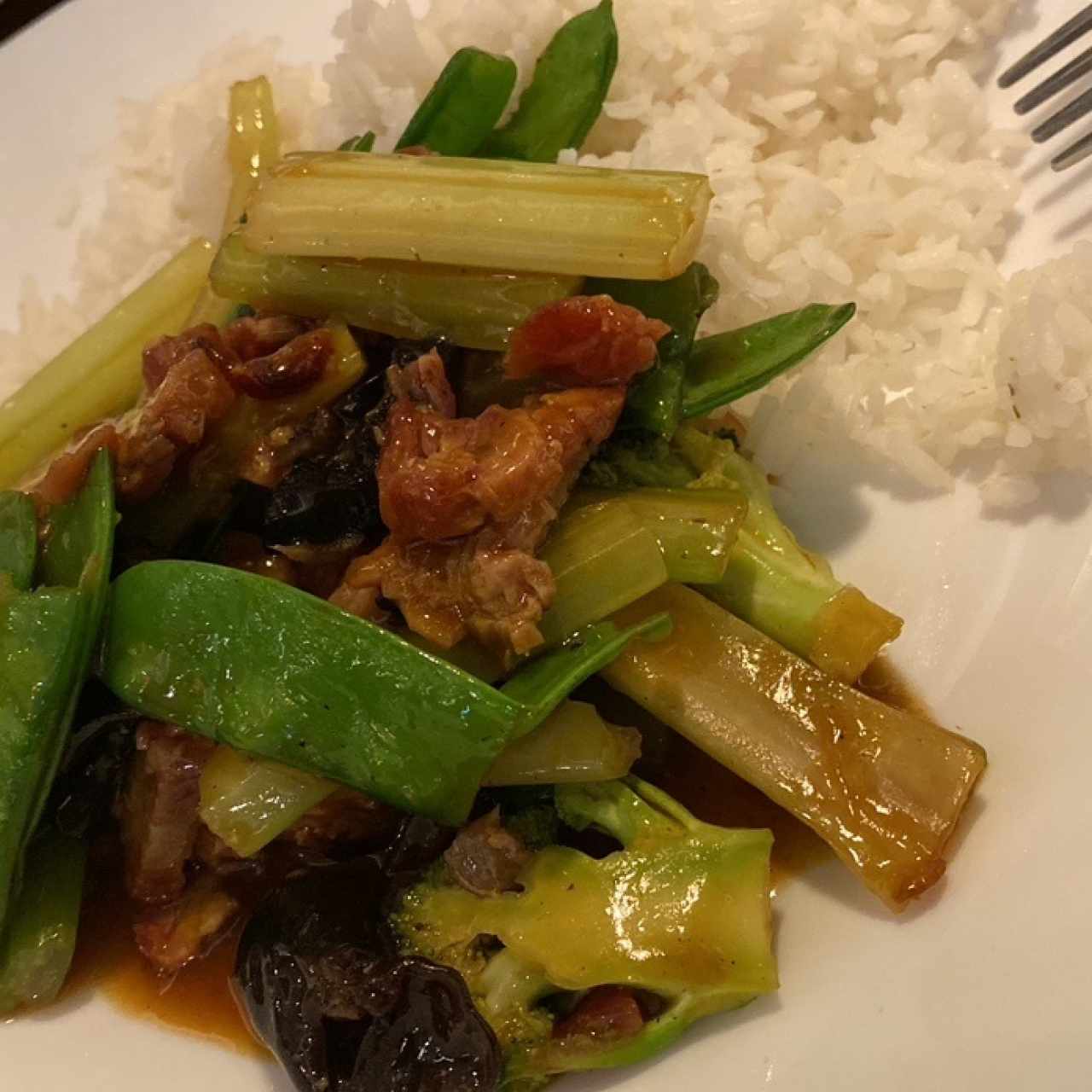 Cha siu cerdo 
