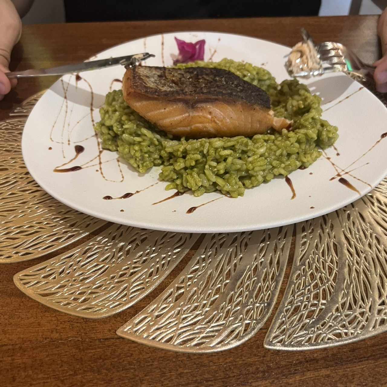 Salmón al grill