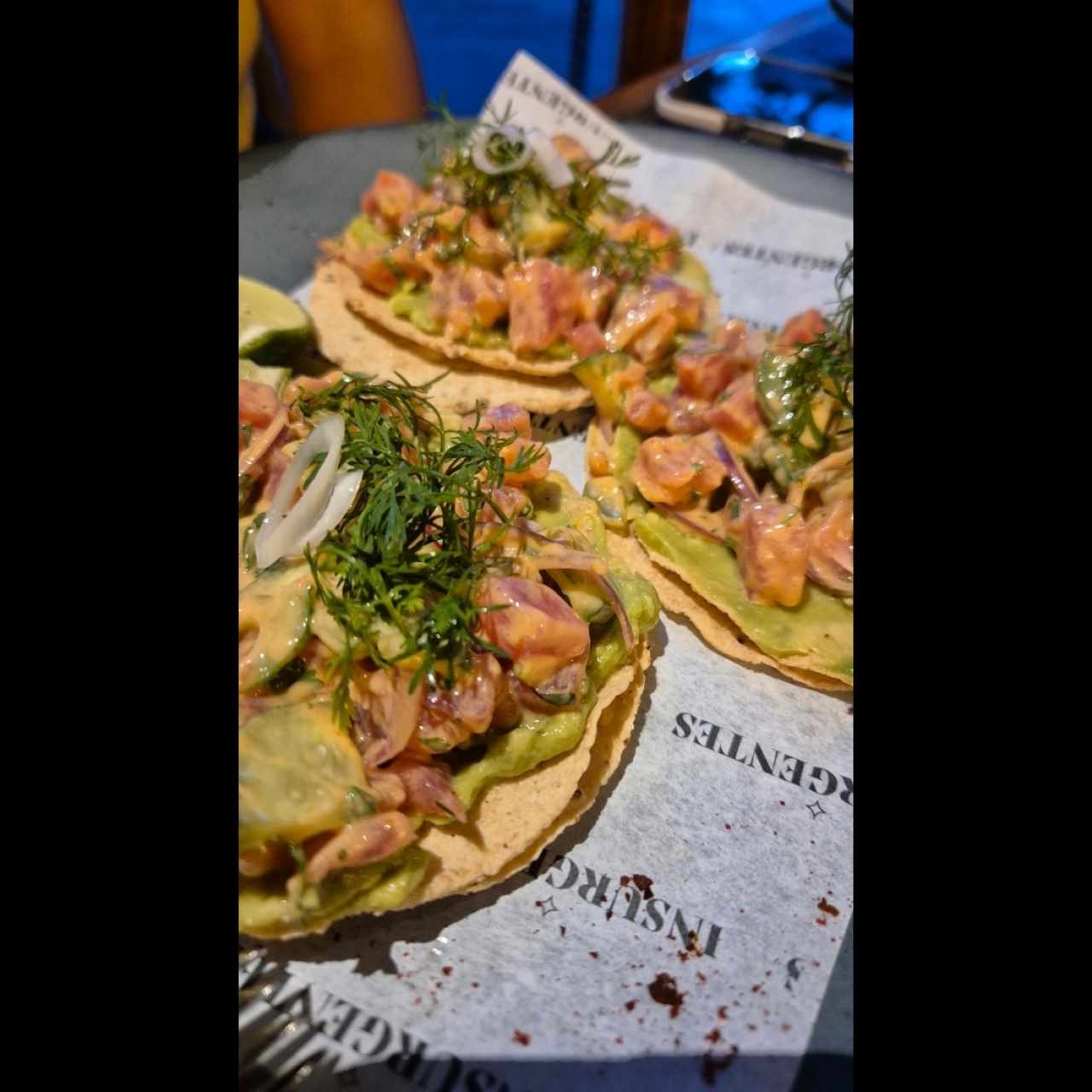 tostadas patrón