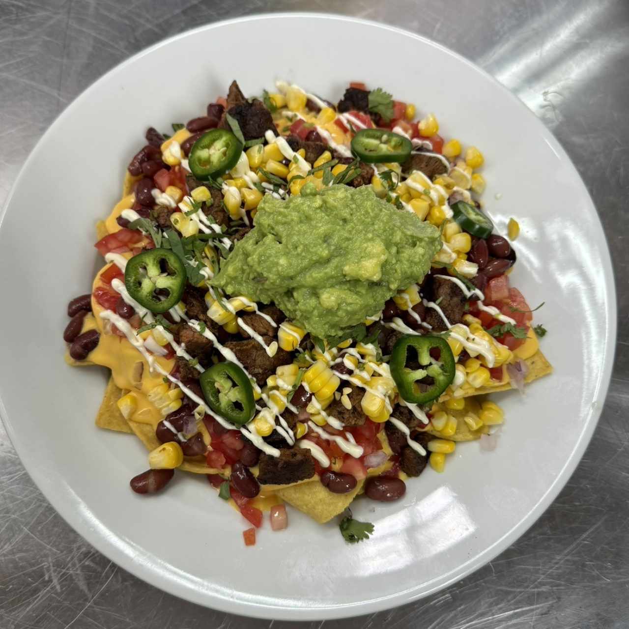 Nachos con carne