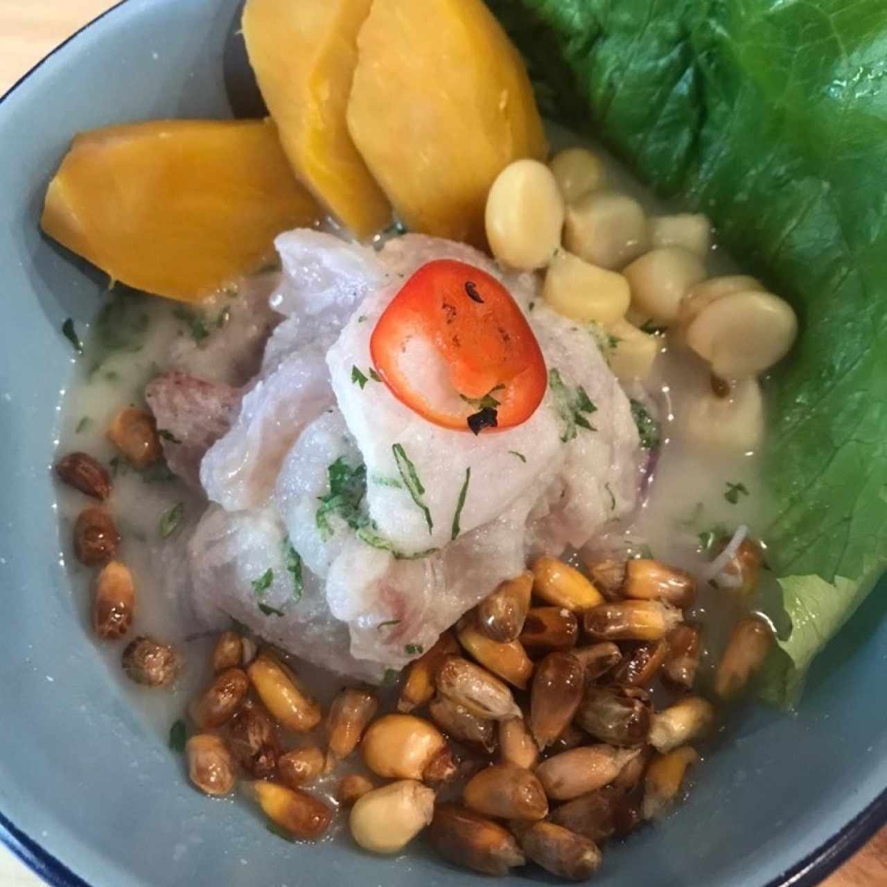 ceviche de pescado 