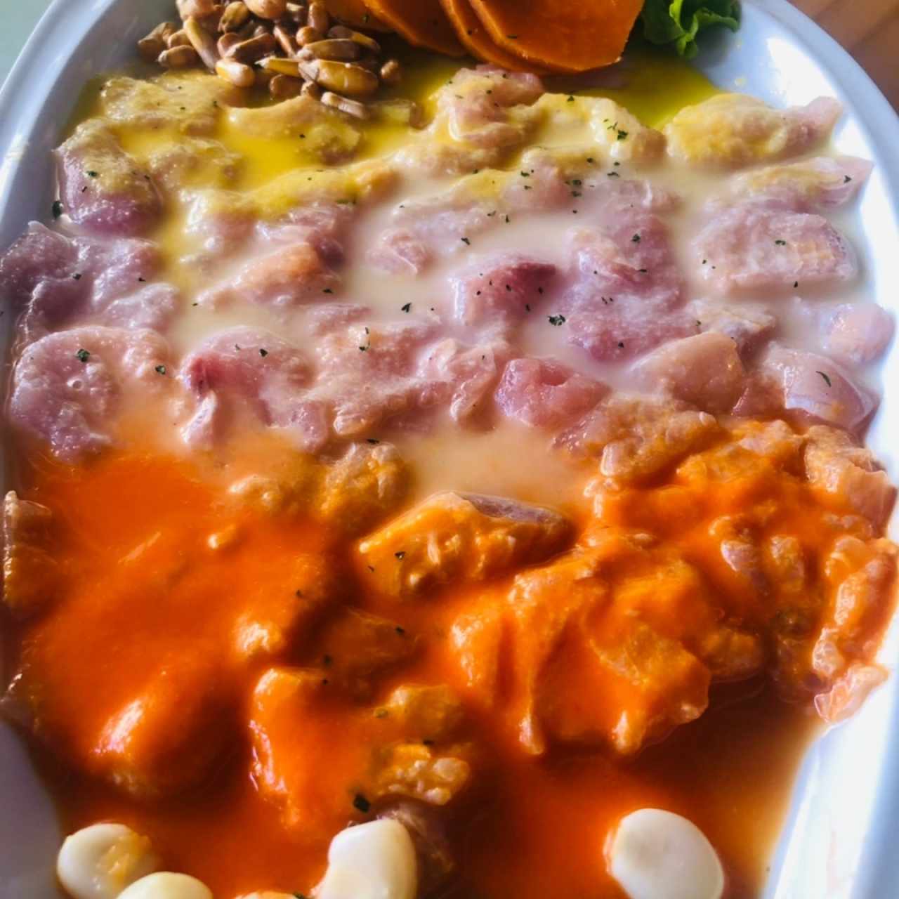 Entradas - Tiraditos- Mariscos