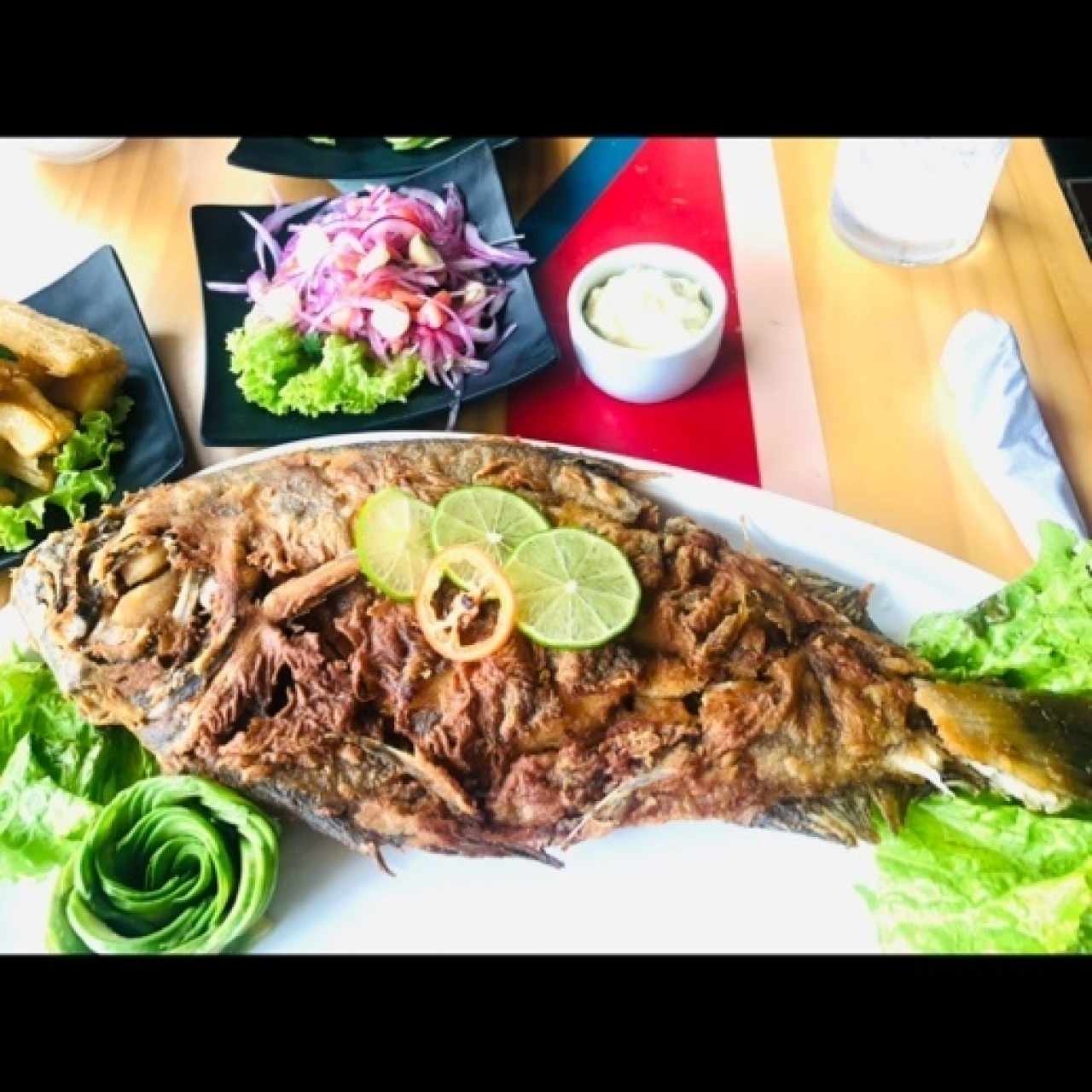 Pescado frito