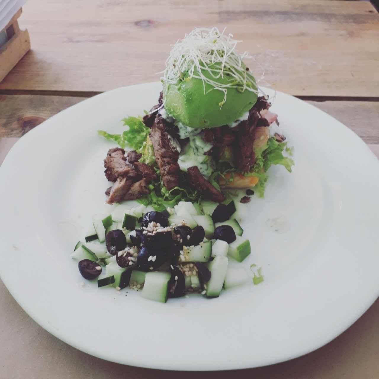Hamburguesa de aguacate