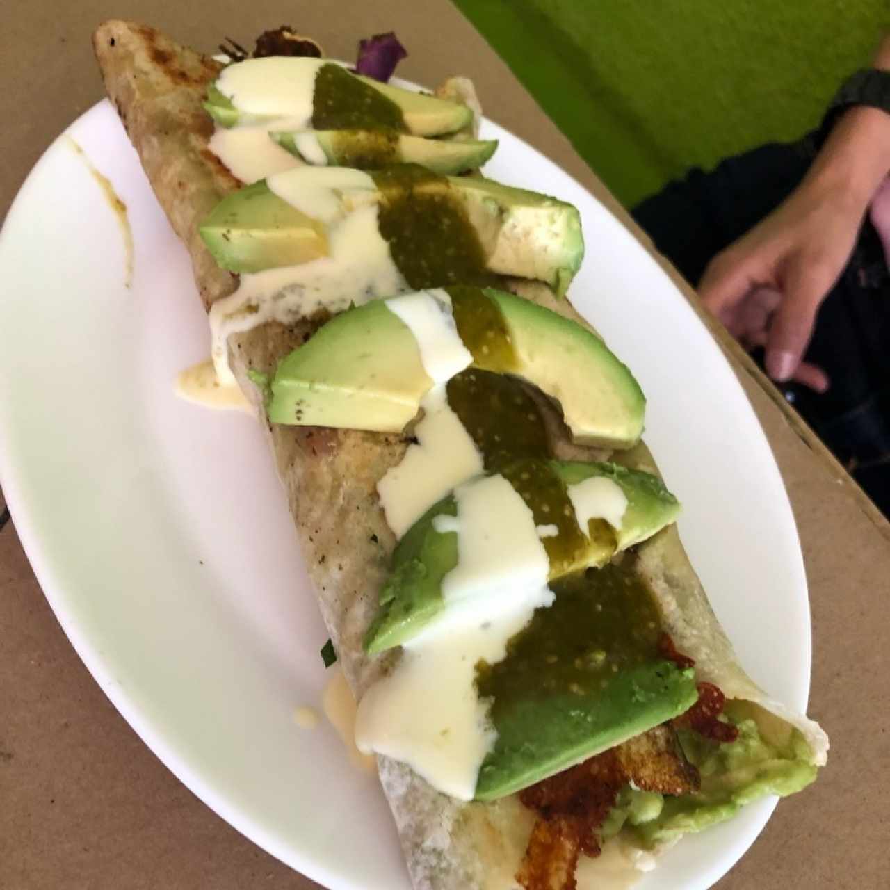 burrito de queso panela