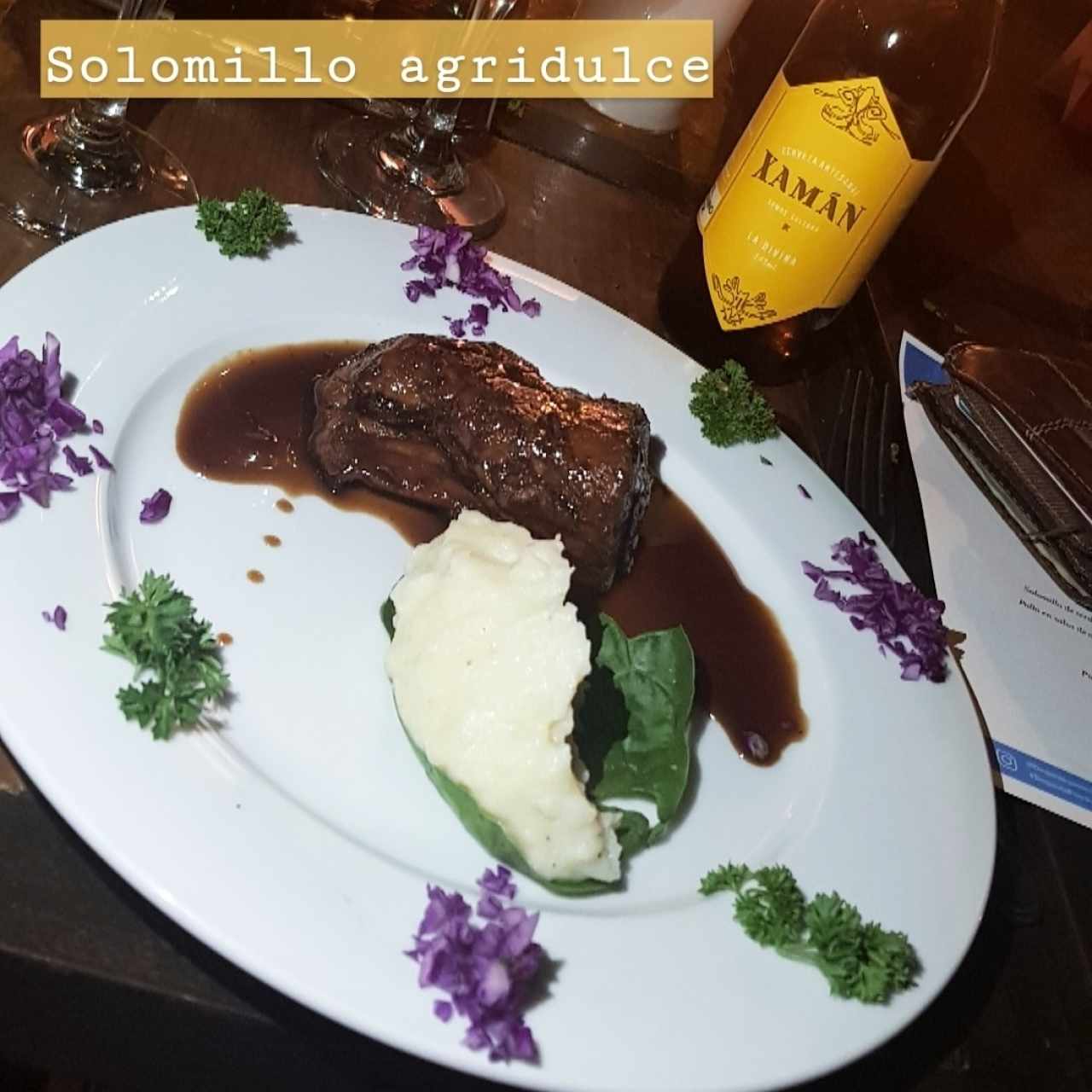 PLATOS FUERTES - Solomito de Cerdo