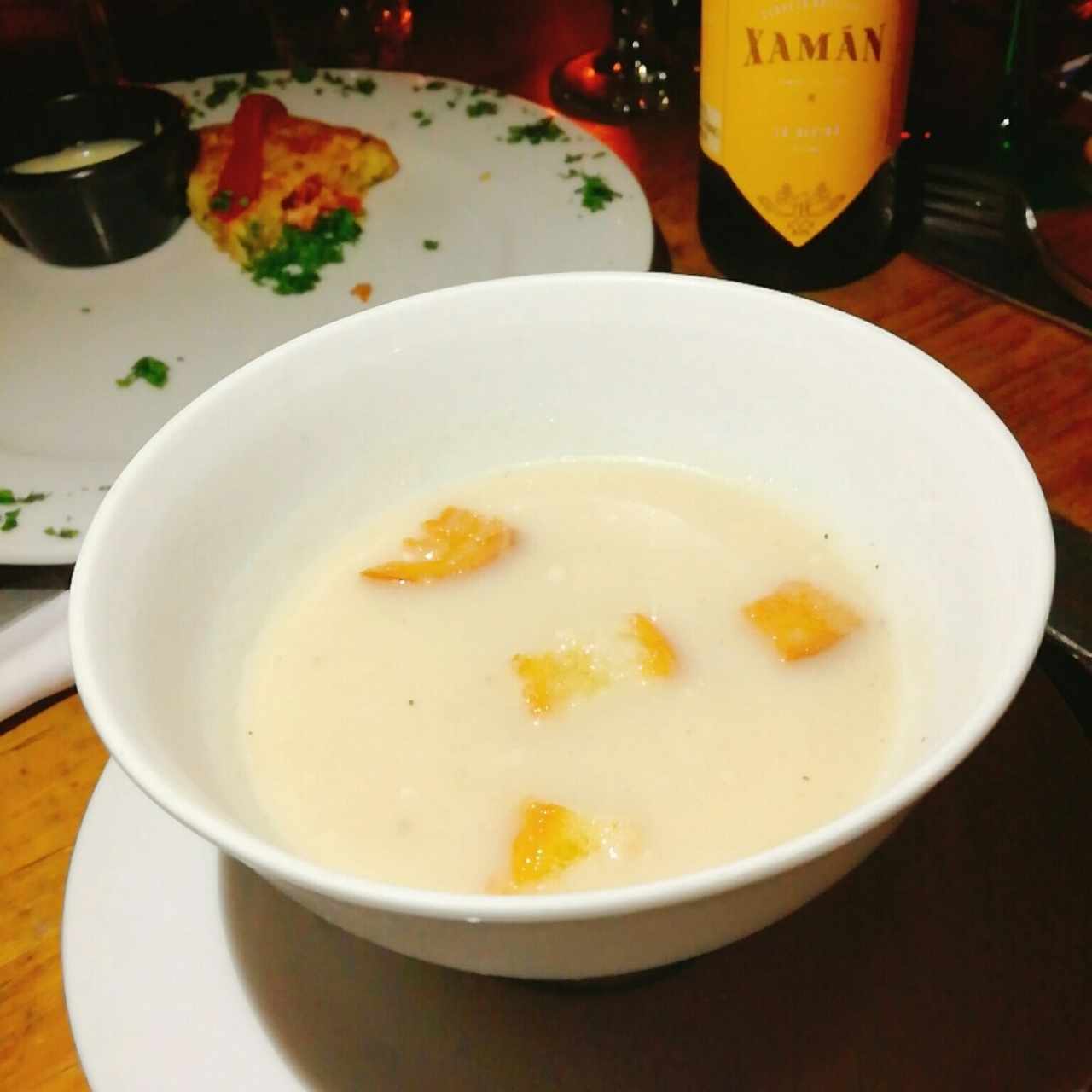 crema de coliflor