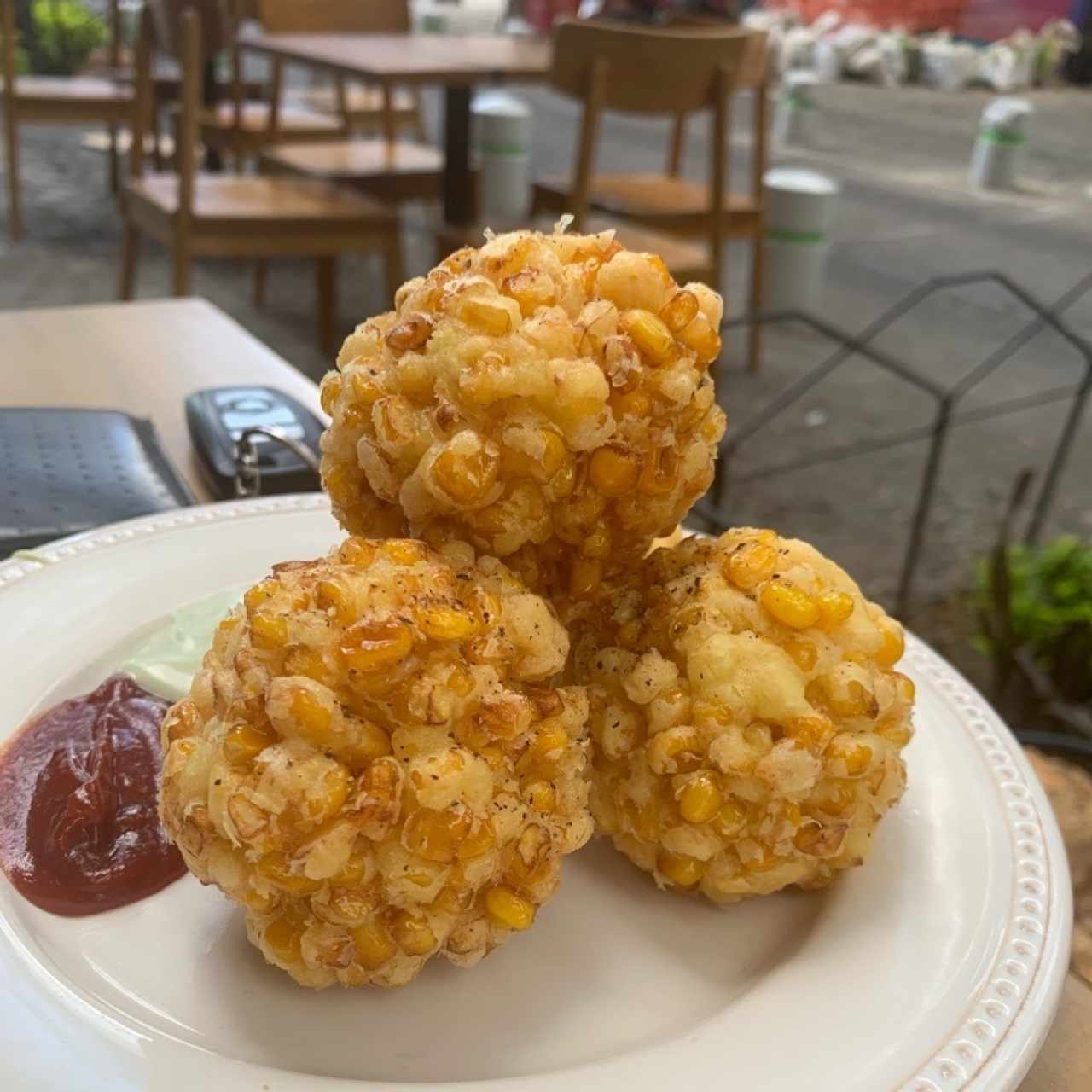 Tempura de Elote Loco